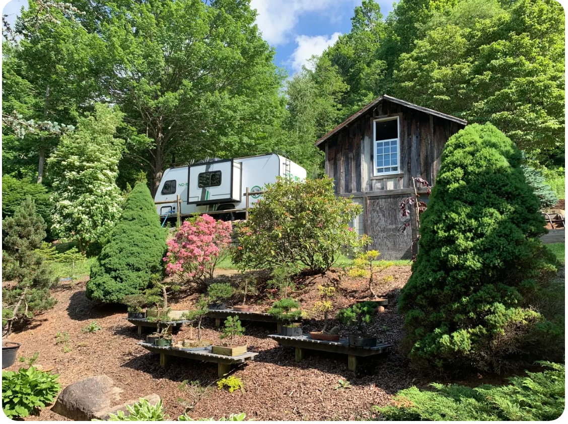 As seen from our driveway. 