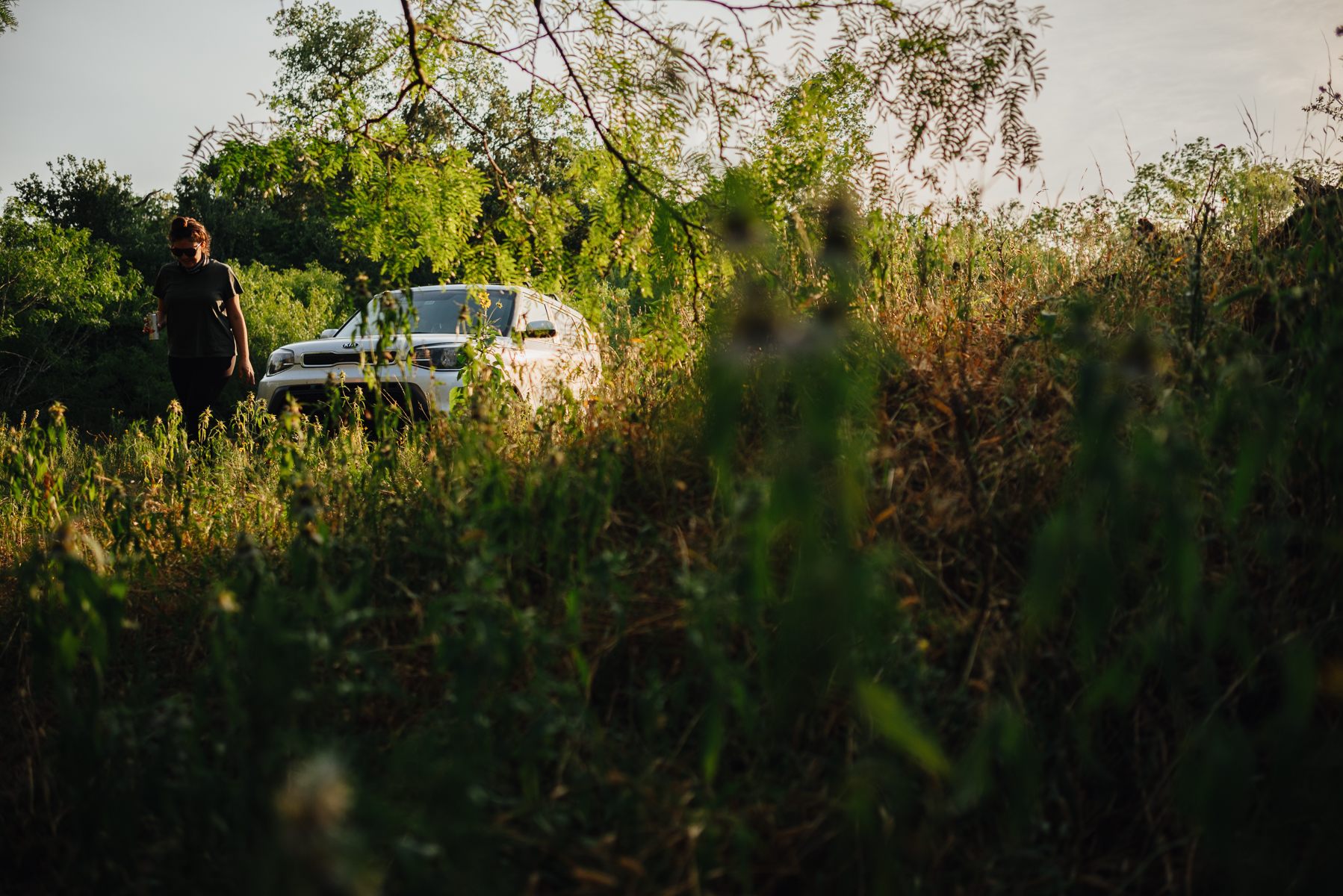 You can park pretty close to the sites.
