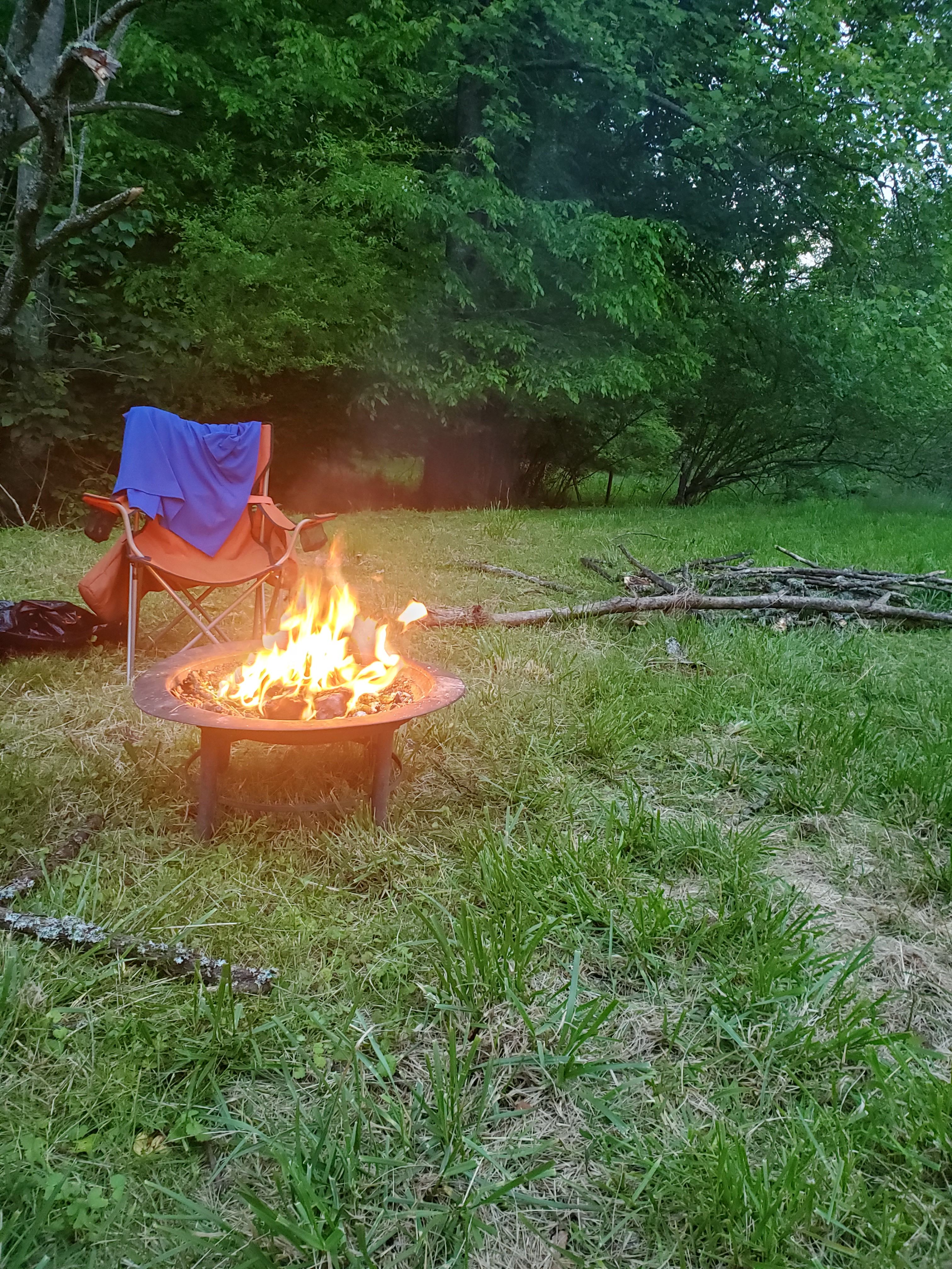 View from site facing creek
