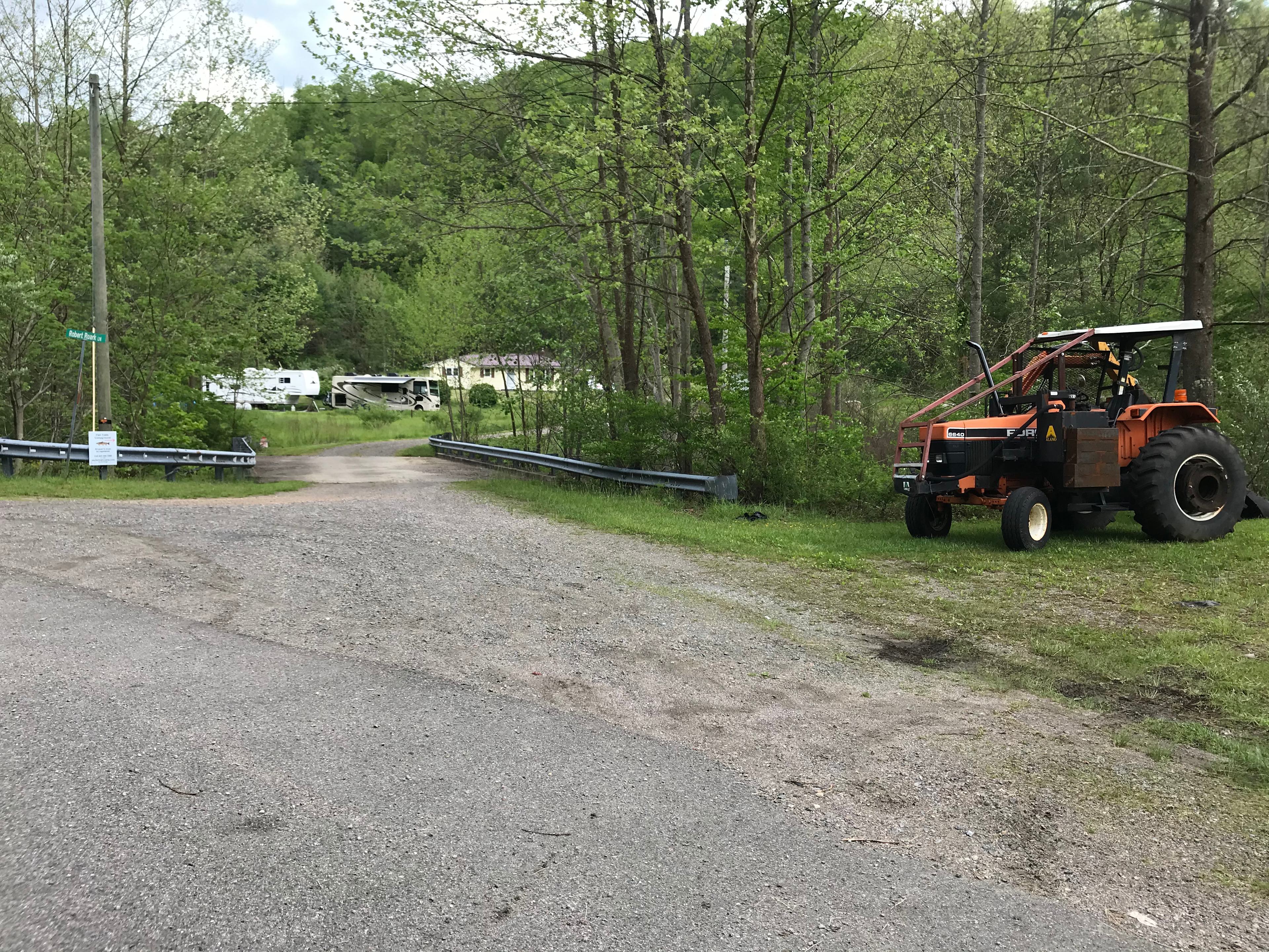 This is the bridge which is the entrance to the campground which lyes directly off of Highway 91 Adjacent to Last chance fireworks store