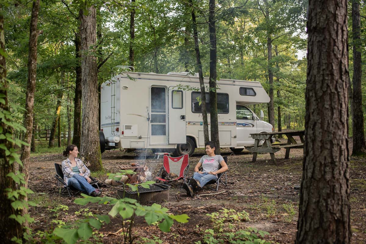 We loved how secluded the campsites felt