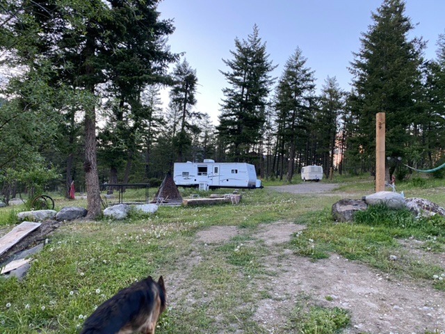 View of other campsites