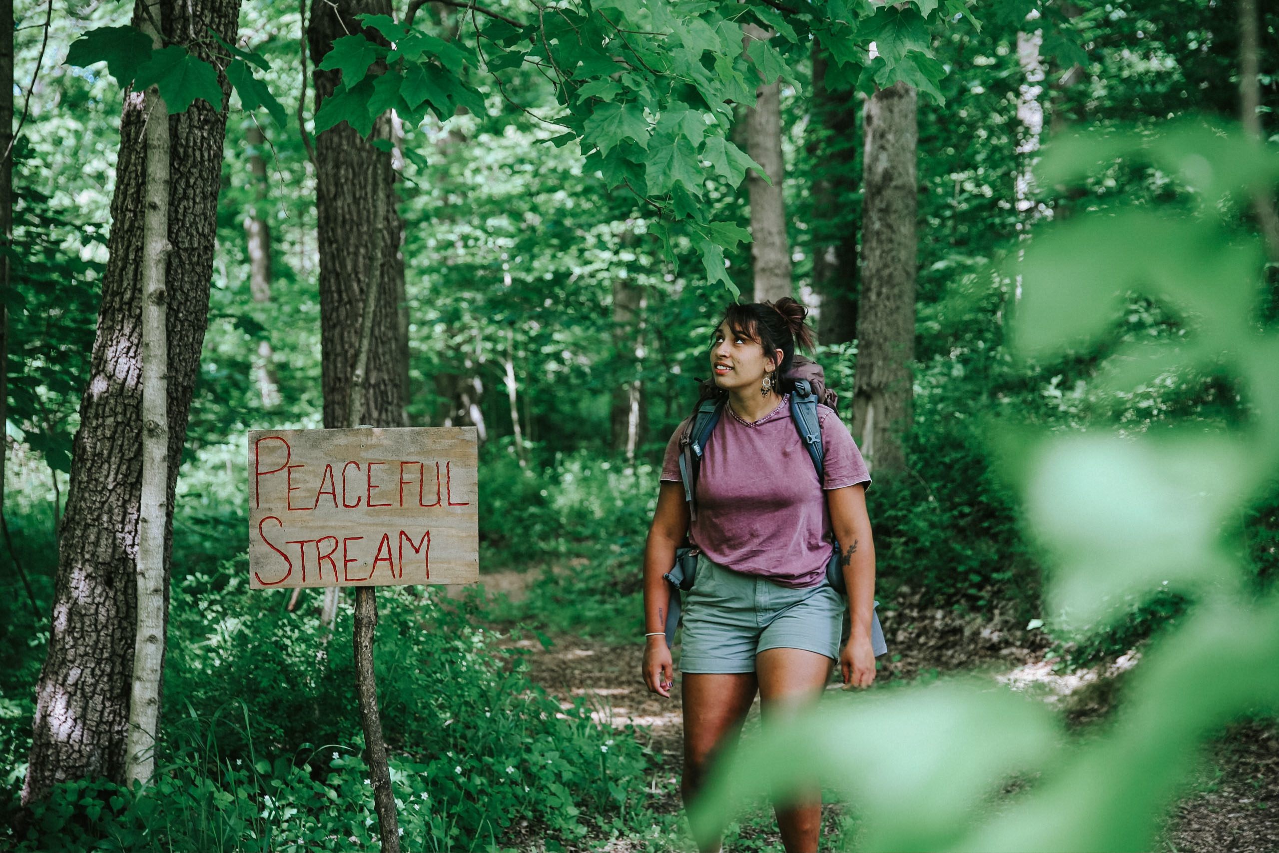 Trails are marked with nice signs. 