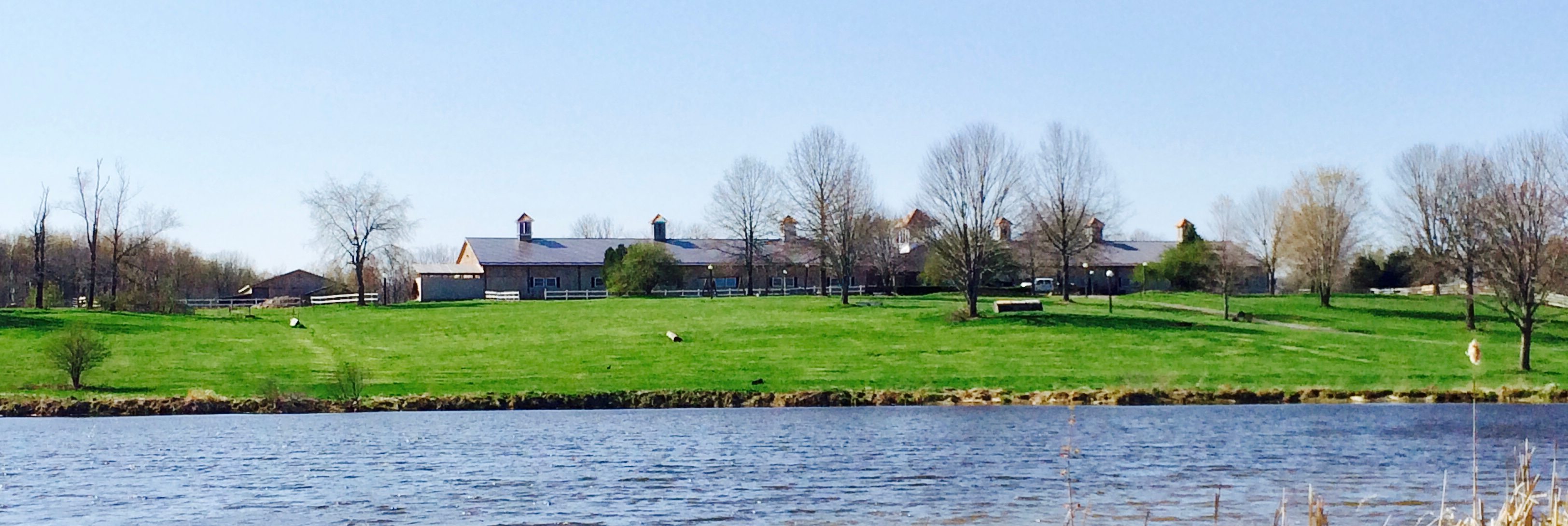 Pond, picnic area, stables, 
