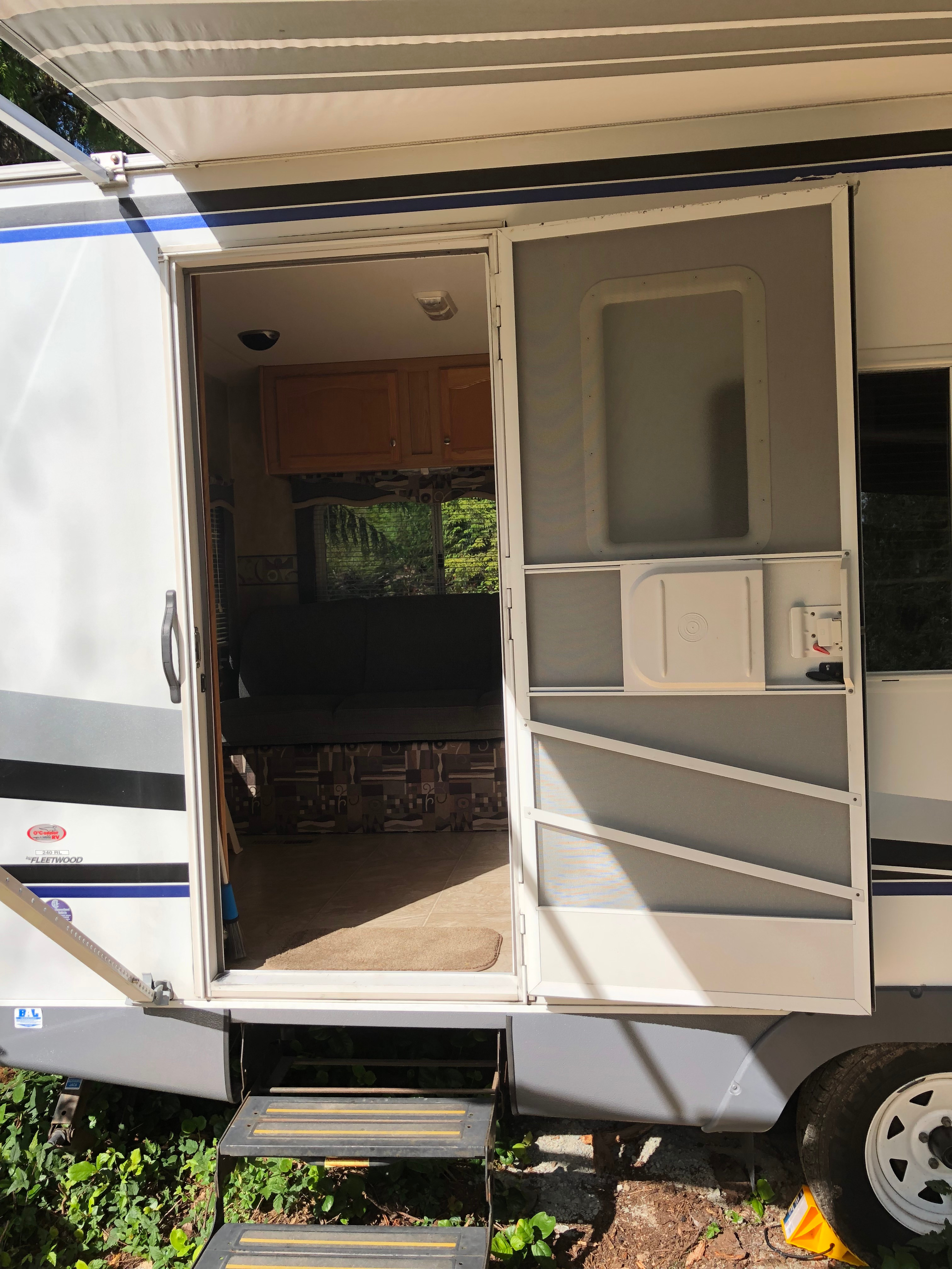 Entrance to the RV