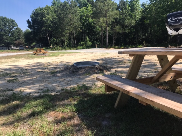 Some Picnick Tables and Fire Rings