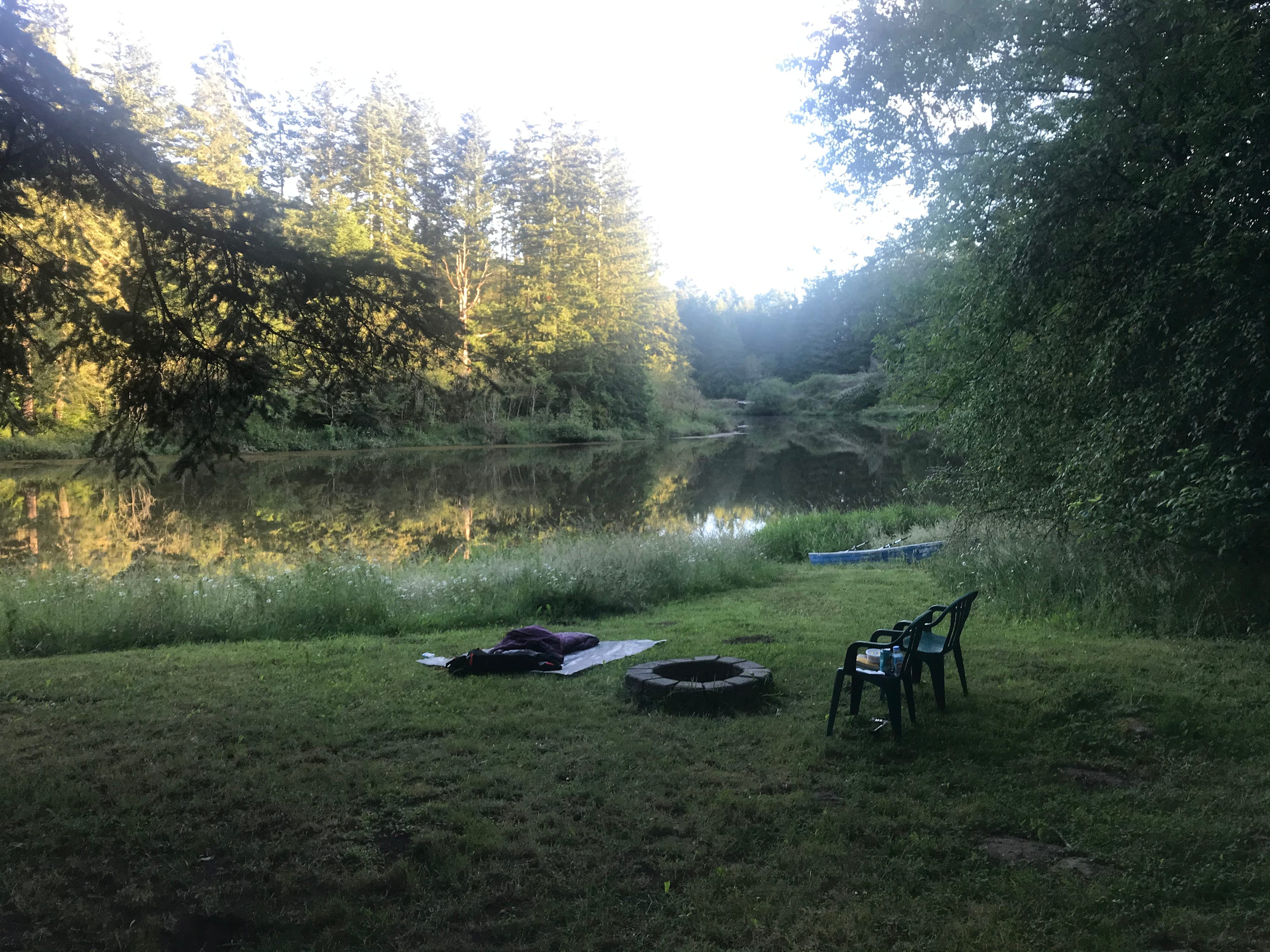 My campsite under the stars 