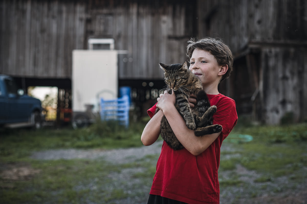 The kids knew every barn cat's name!