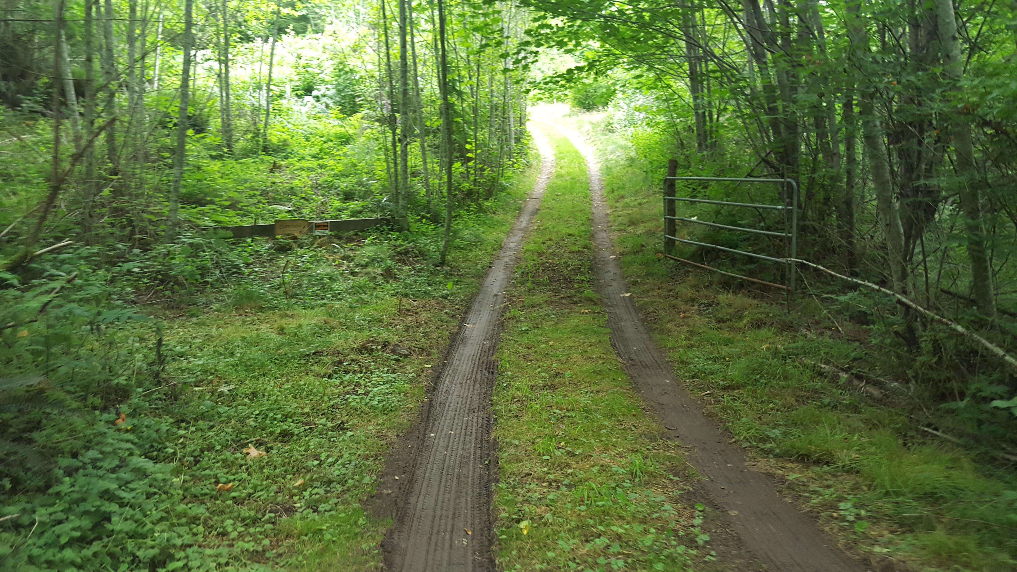 This gate leads to main camp/ cabin/ firepit
