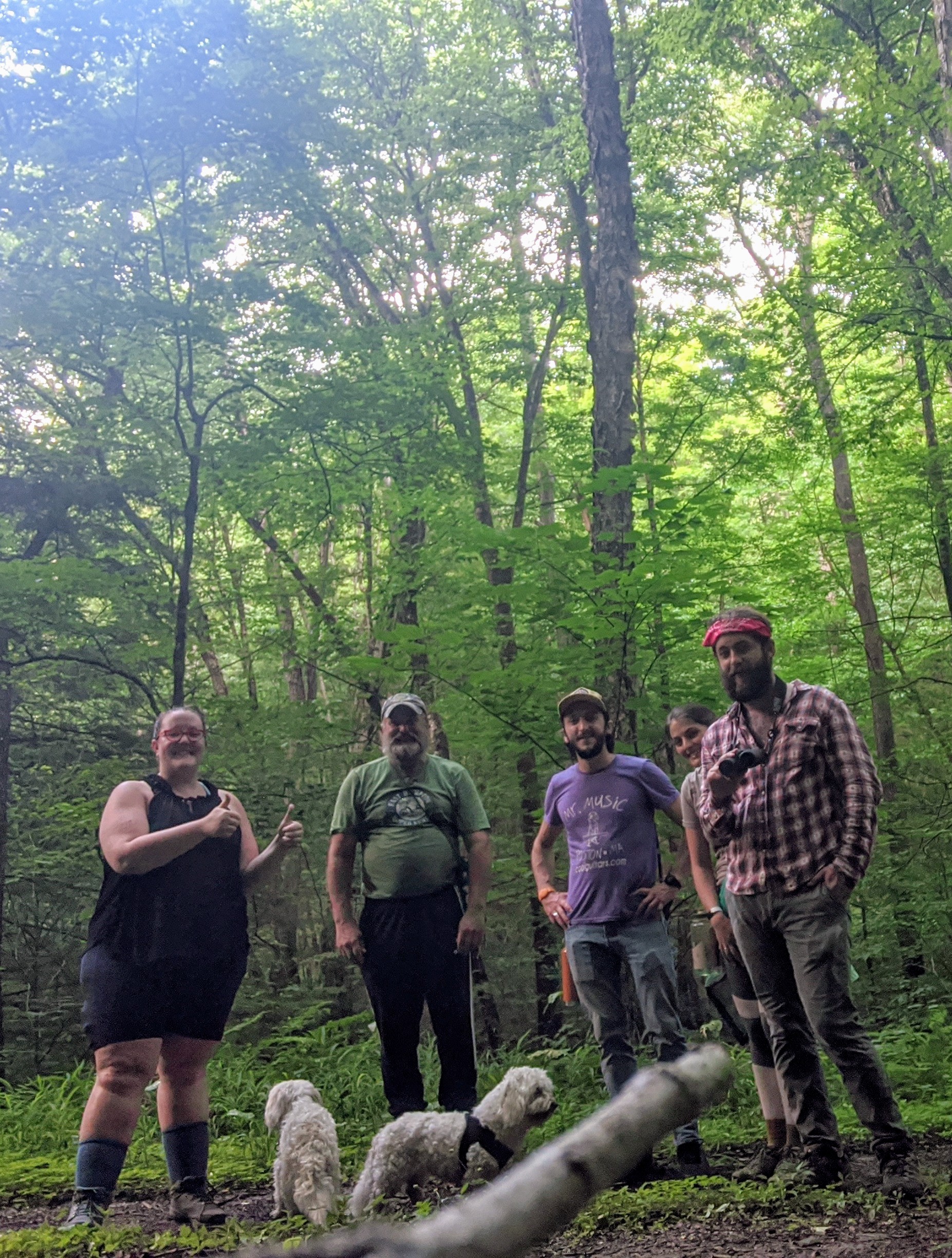 Hiking with an Austin Dam volunteer