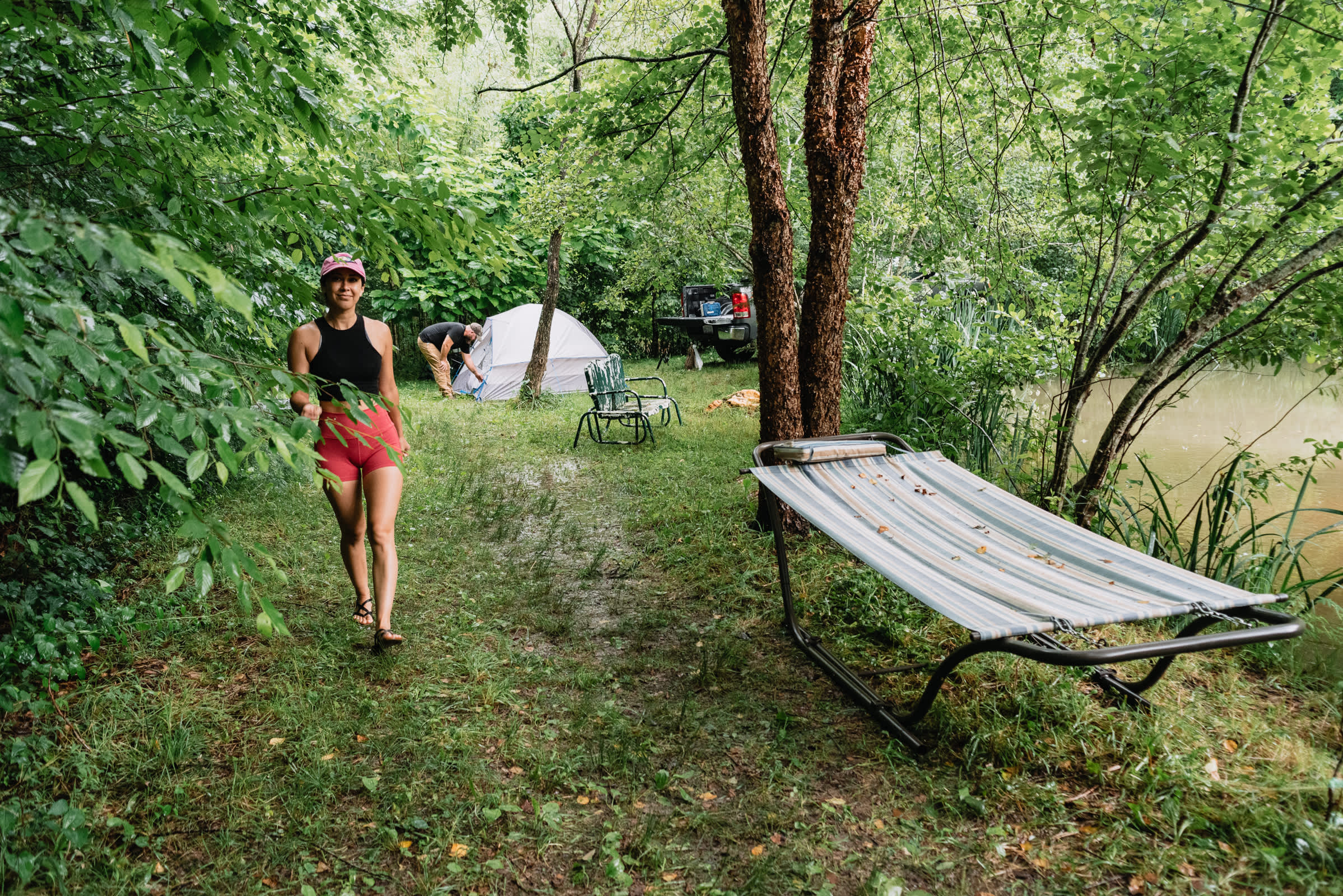 One of the tent spots.