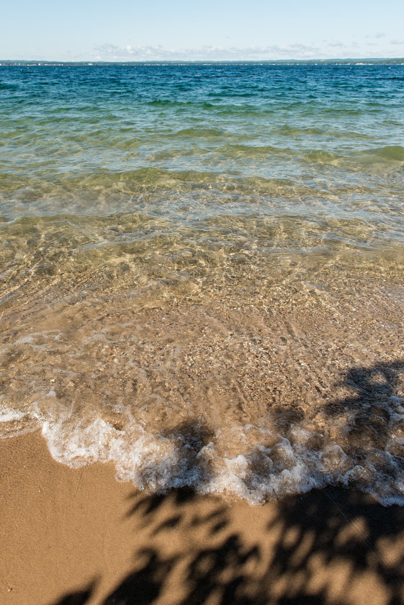 Sandy beaches make for great swimming