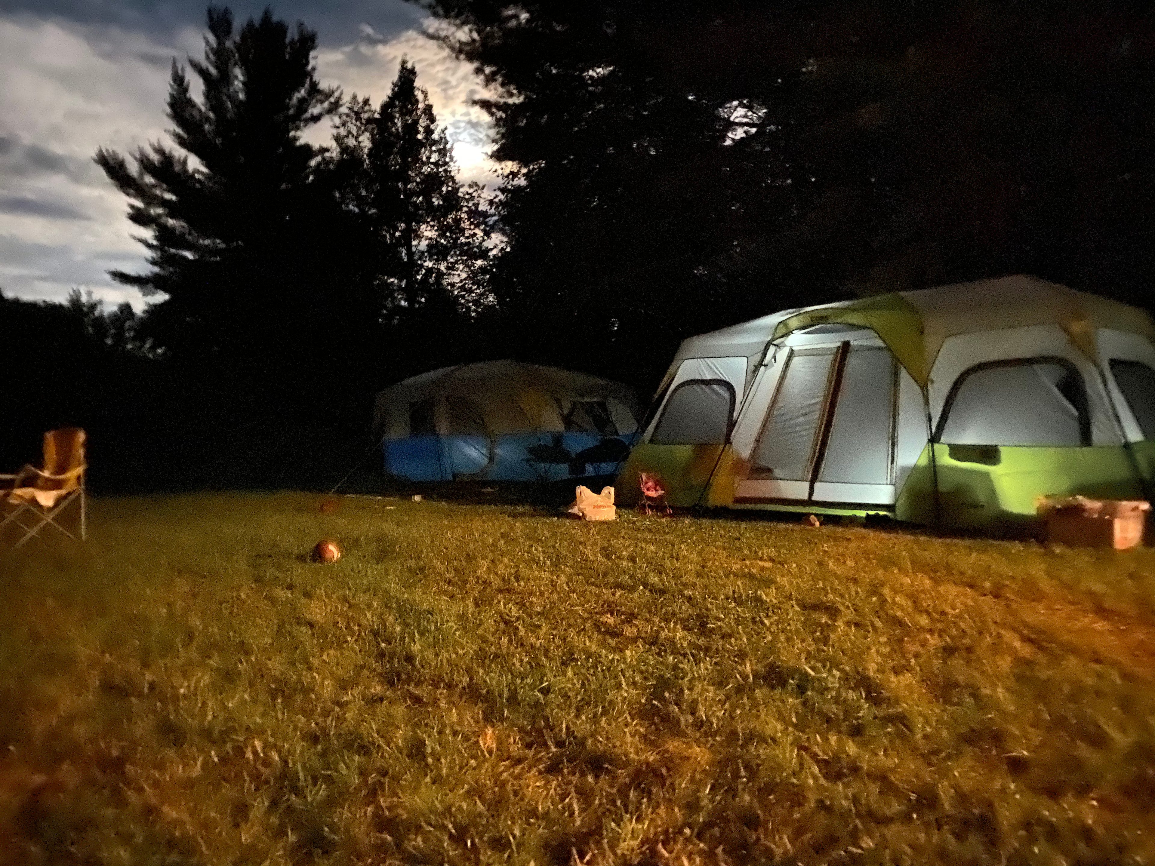 The camping field 