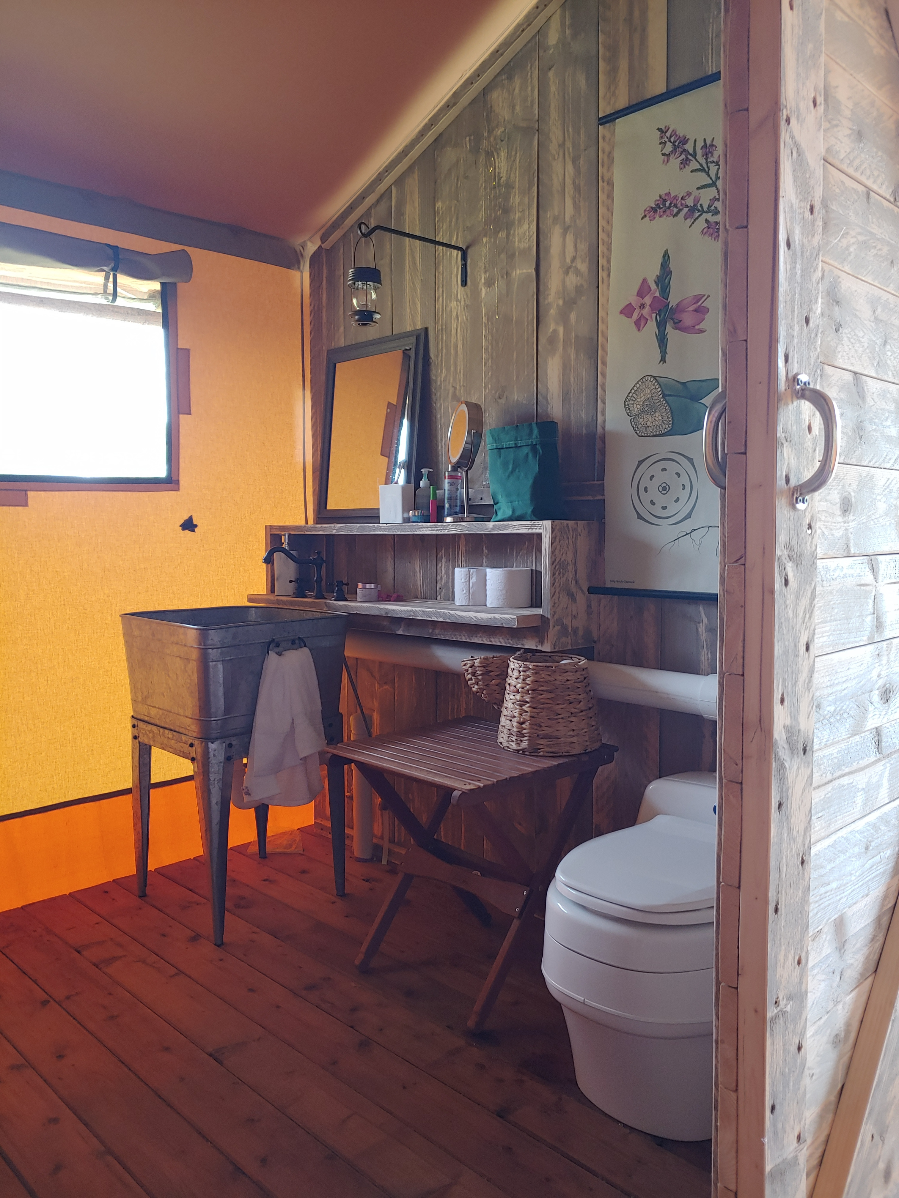 Buttercups bathroom includes a sink and toilet