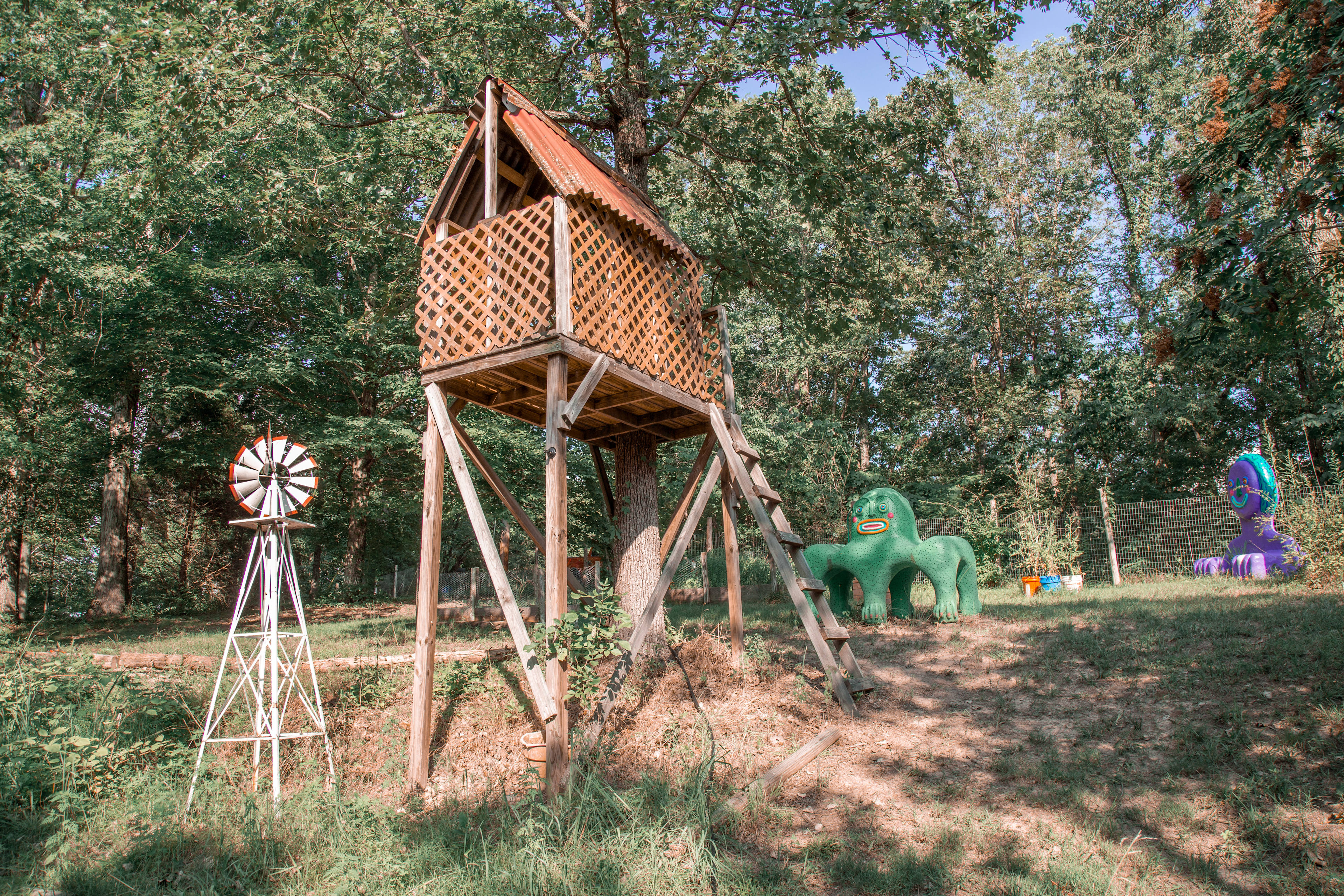 This old treehouse is next on the list for a make-over 
