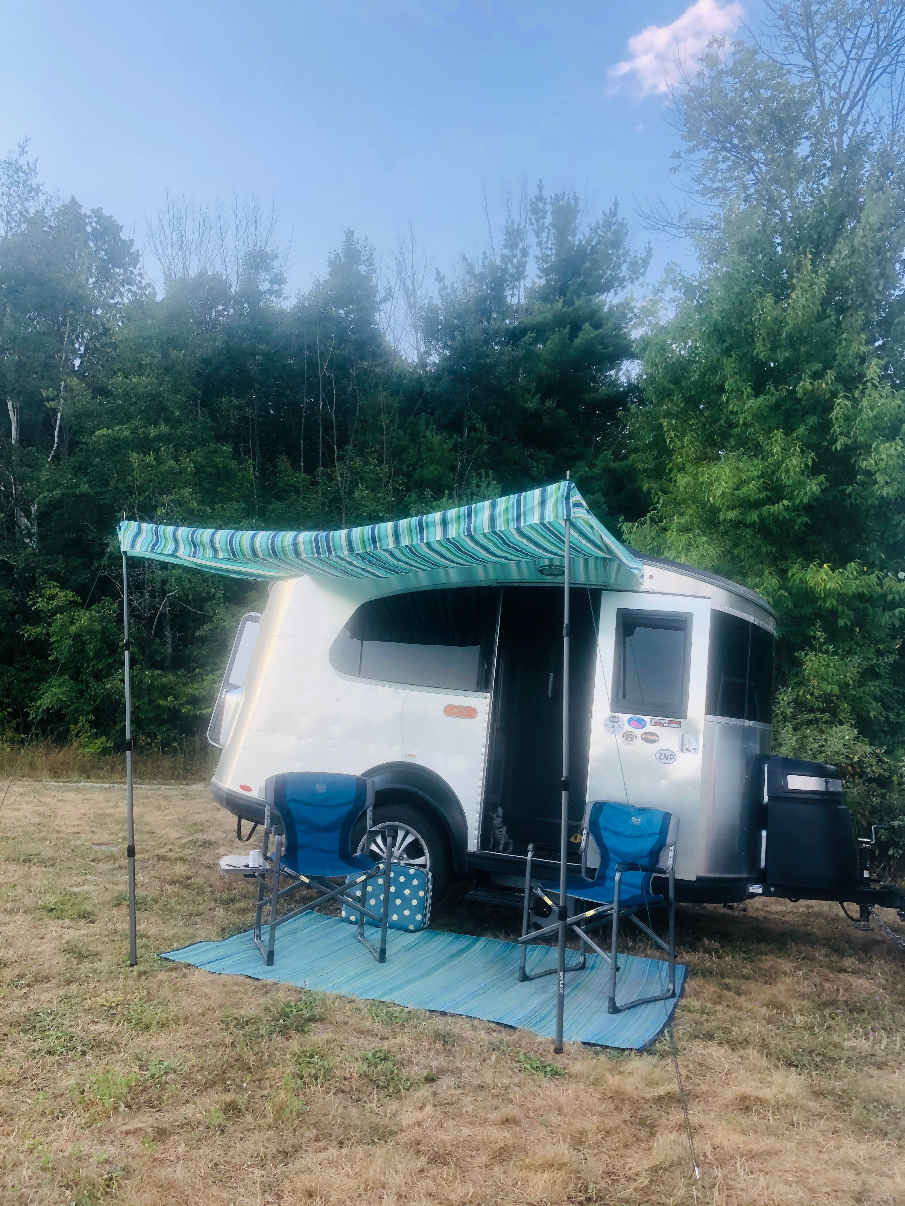 Our Airstream Basecamp is 16 feet and we had plenty of space in spot 1.  
