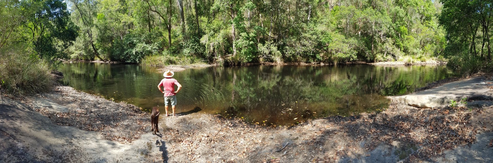 Deep waterholes for good swimmers