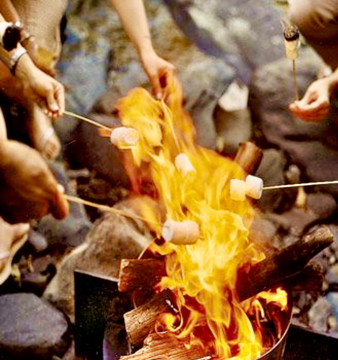 Make a S’More @ Camp Squid Off The Grid! 
