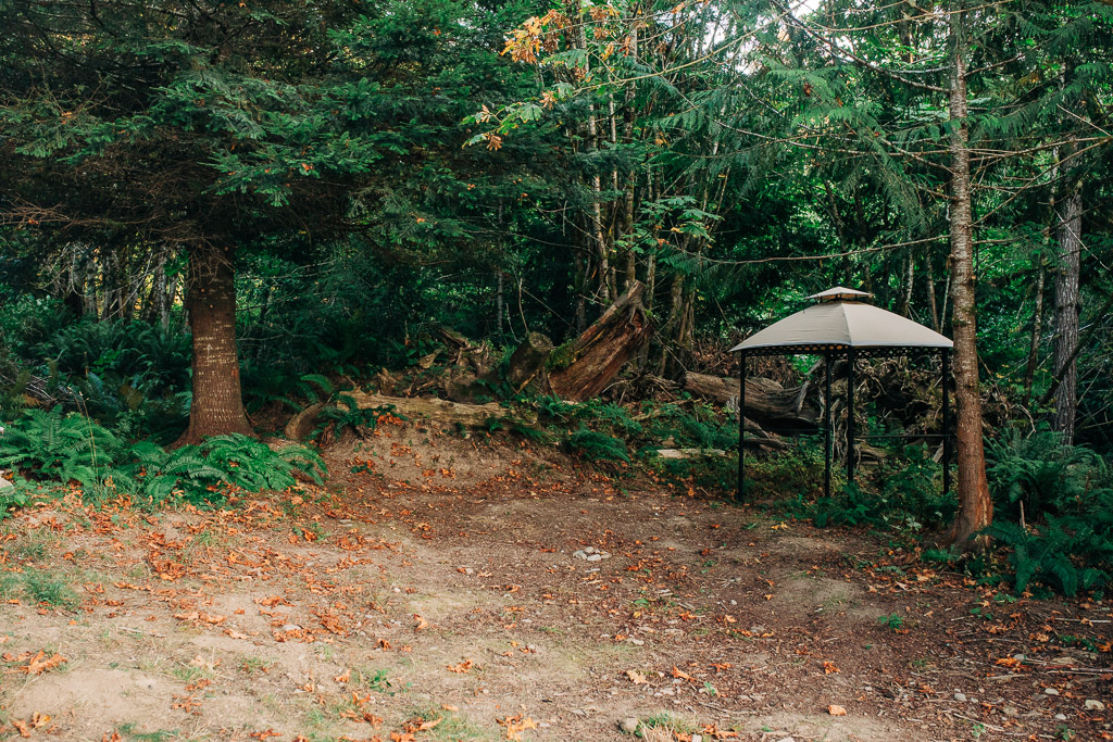 Hang out area on property.