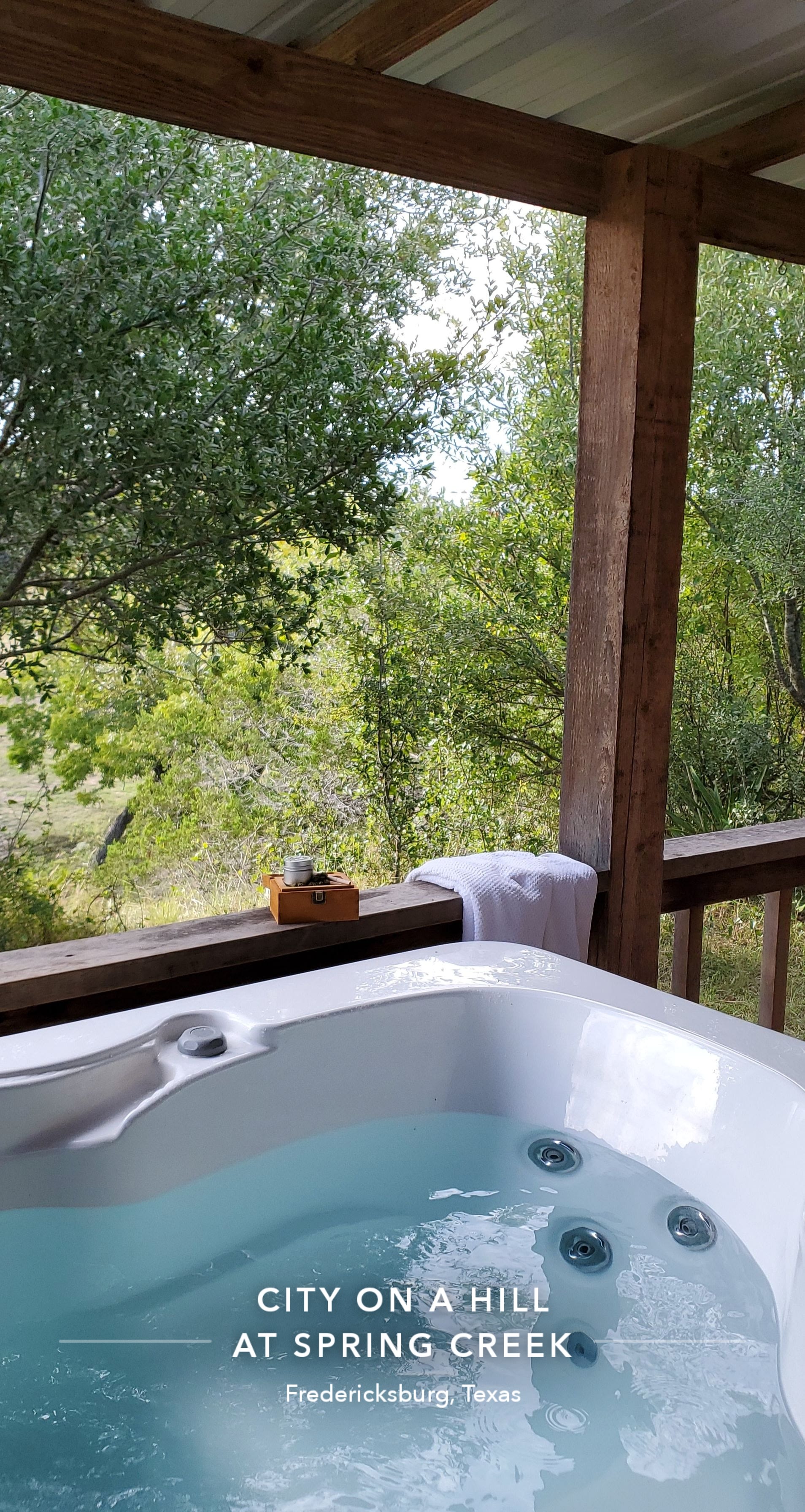 My fav part of our stay...the jacuzzi 