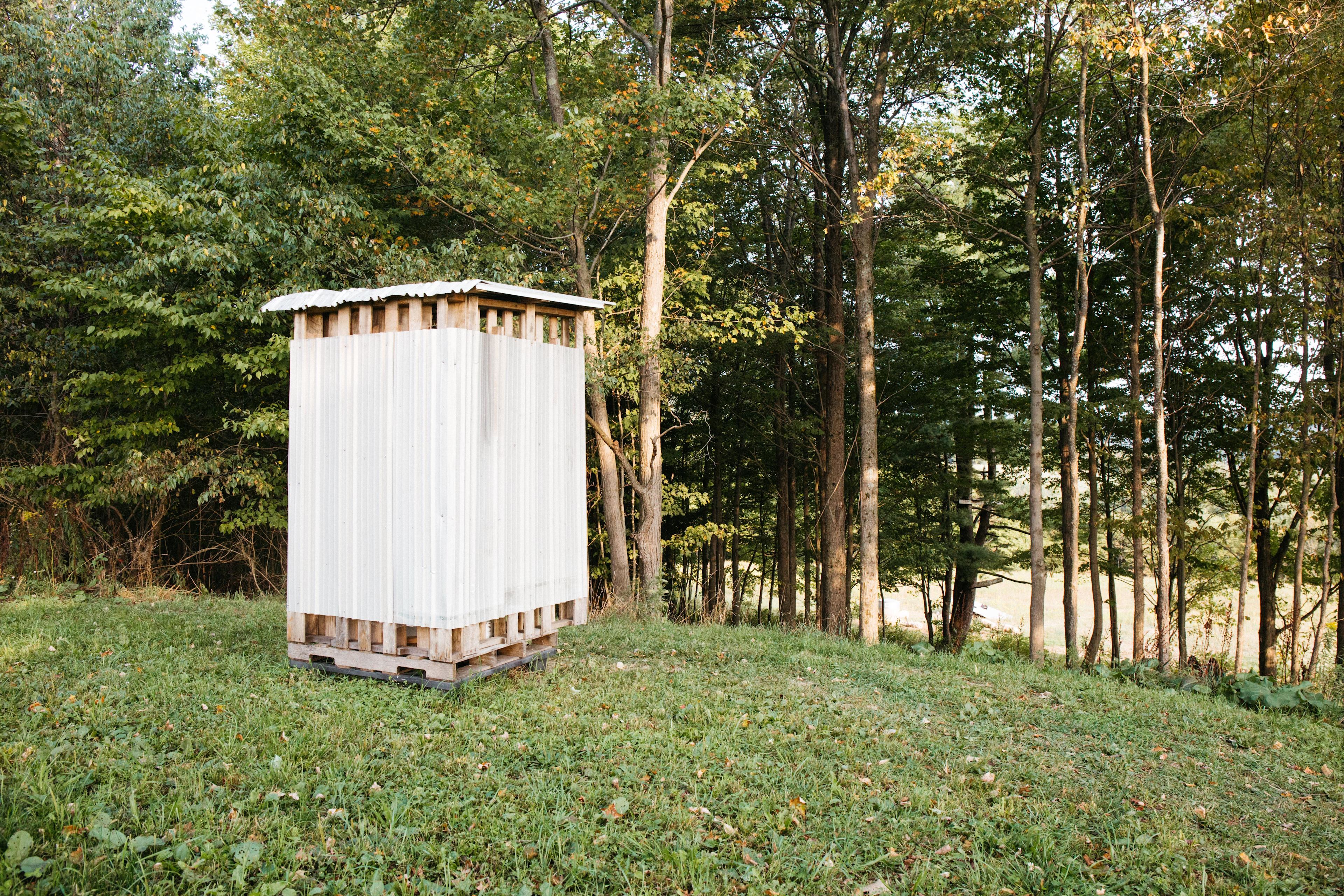 Composting toilet right off the main campsite. 