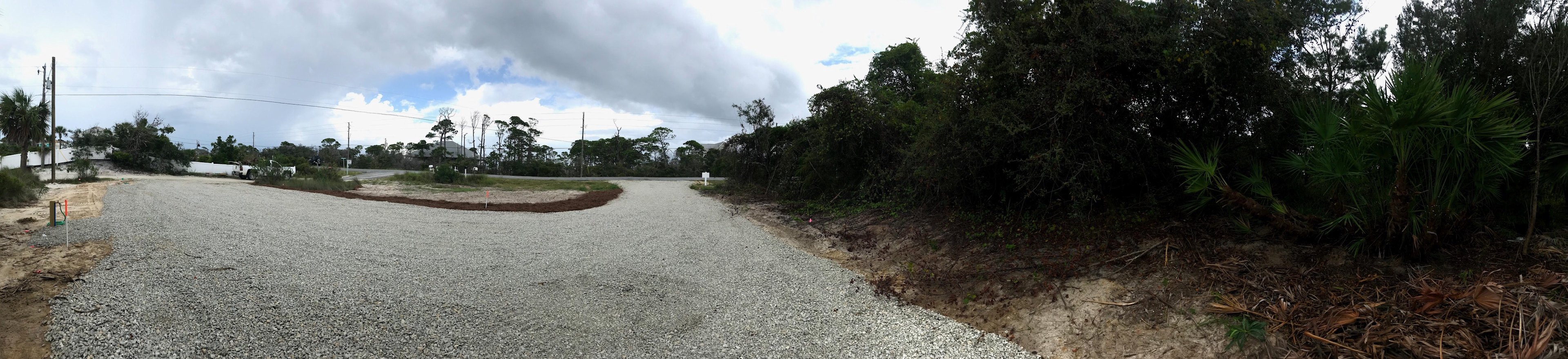 Spacious lot.