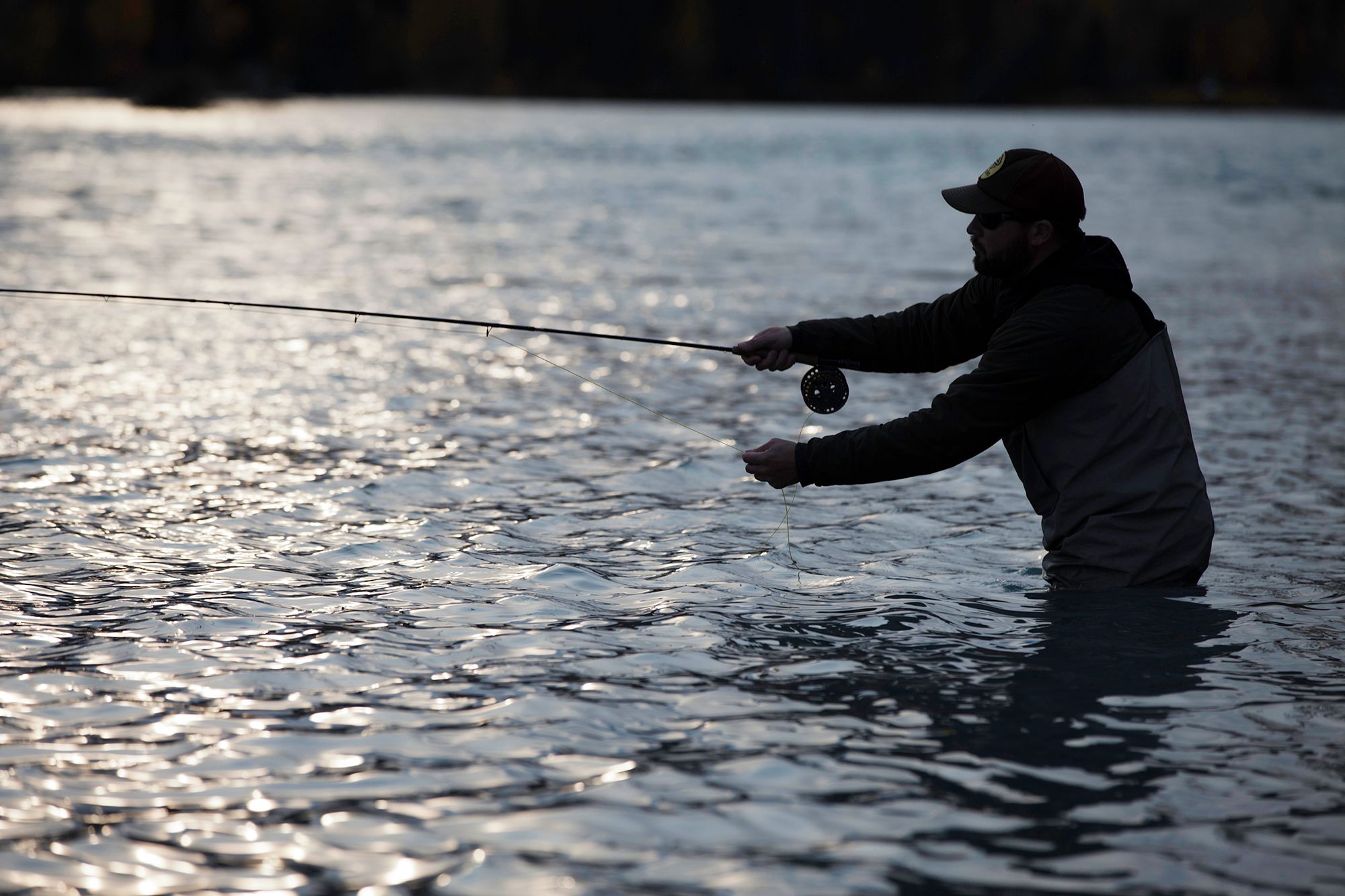 Great fishing on the Skagit River.