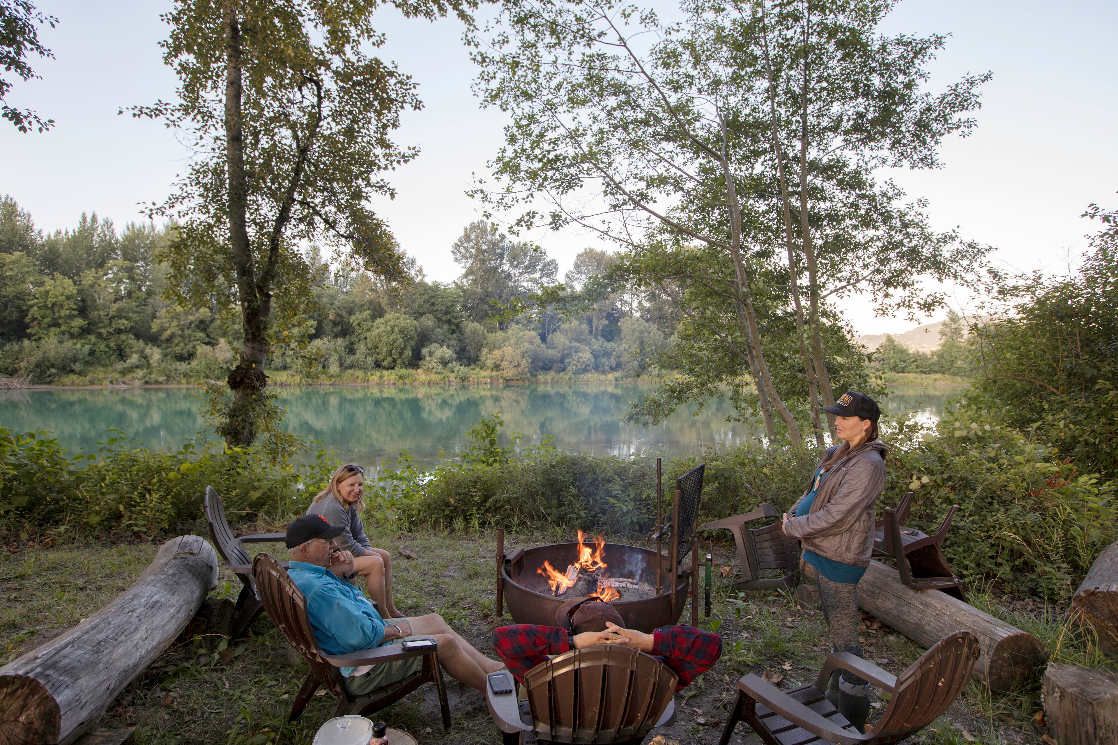 Quiet afternoons on the river. 