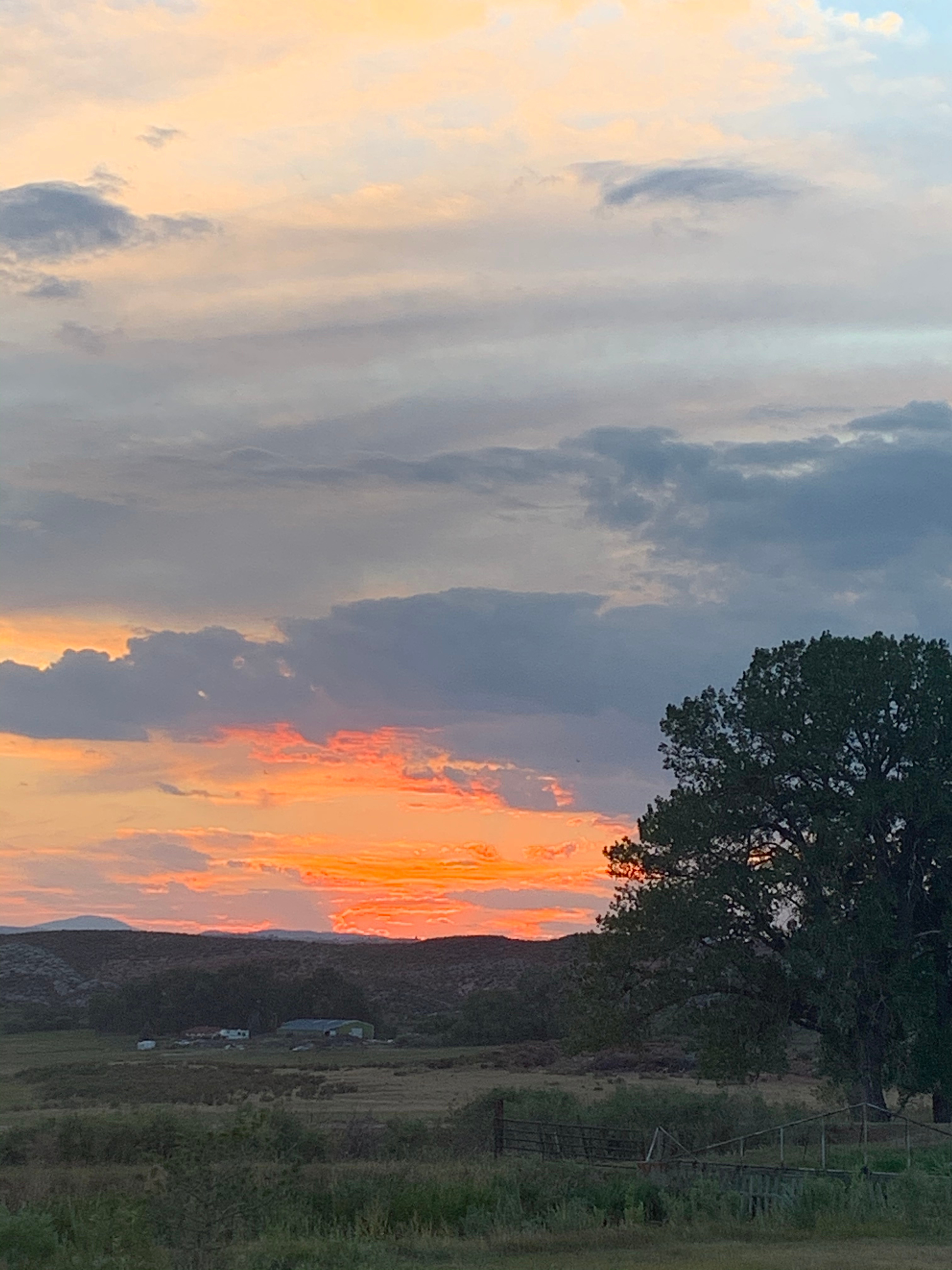 Sunset to West