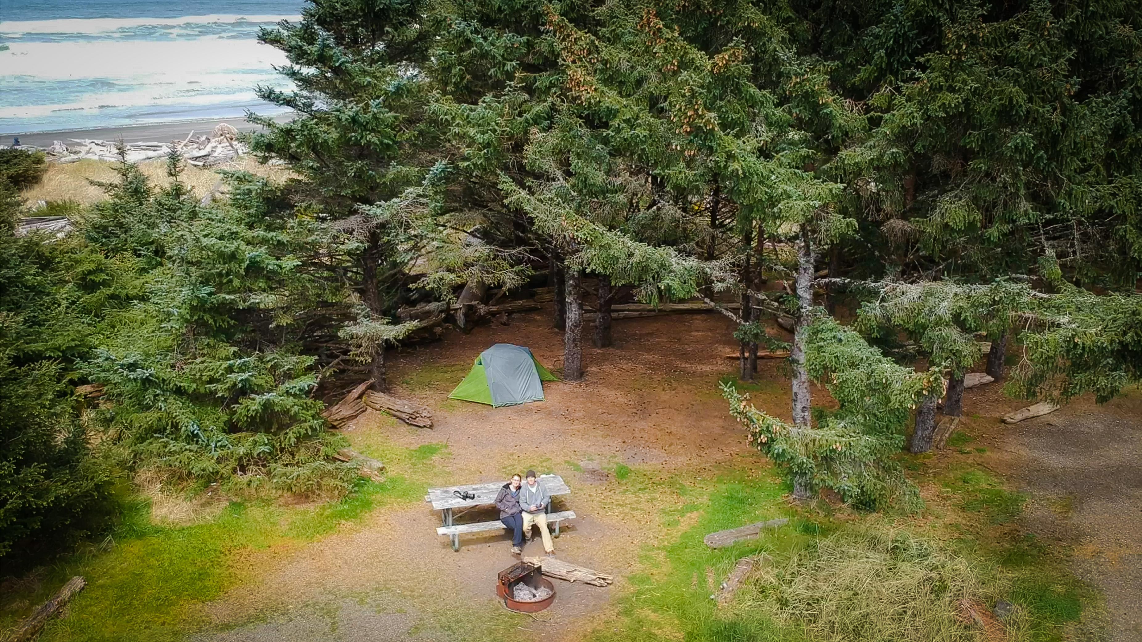 Aerial view of our site and adjacency to coastline