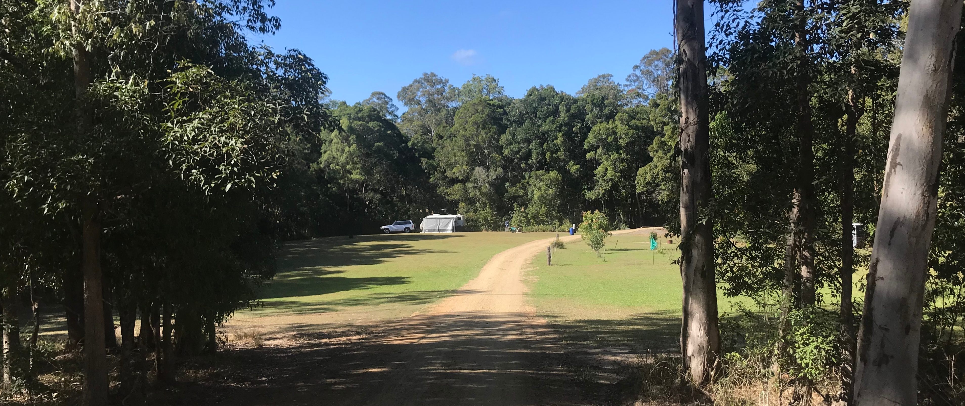 Main camp area before bridge