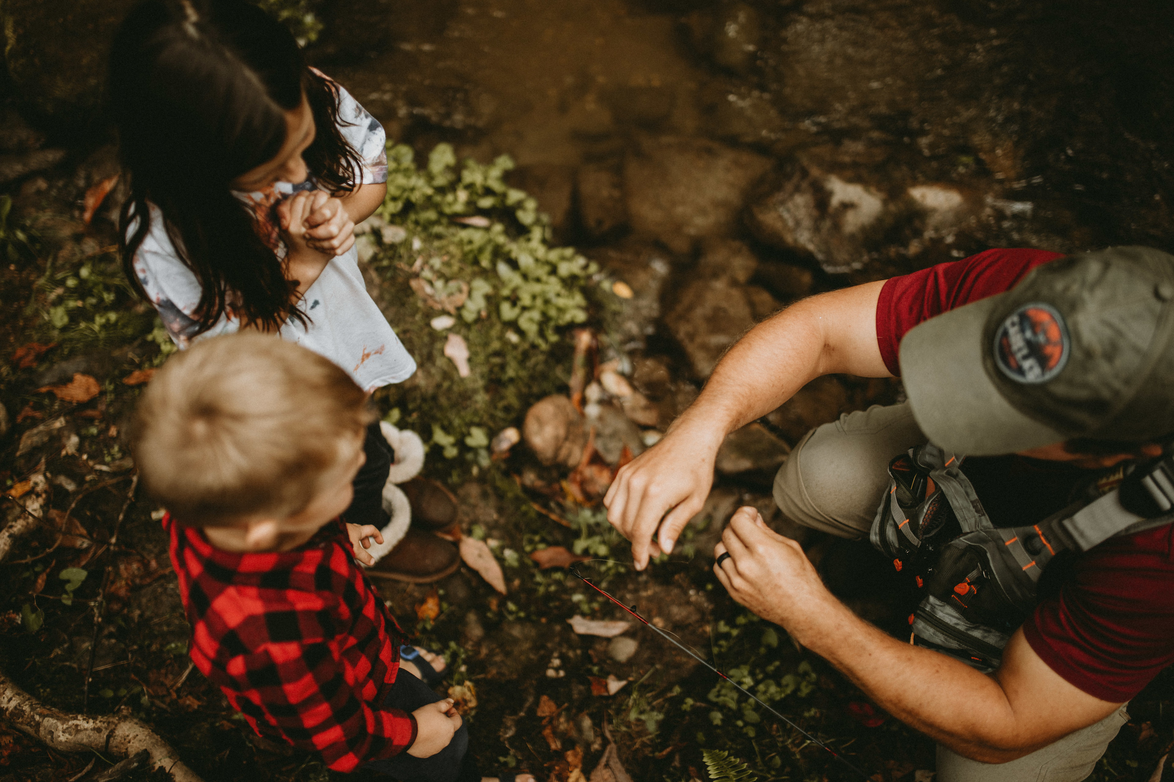 uncle Blake teaching them his ways 