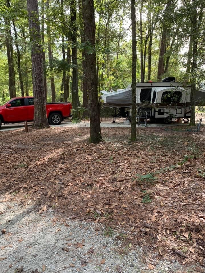 Campsite # 
Little noisy from highway 
