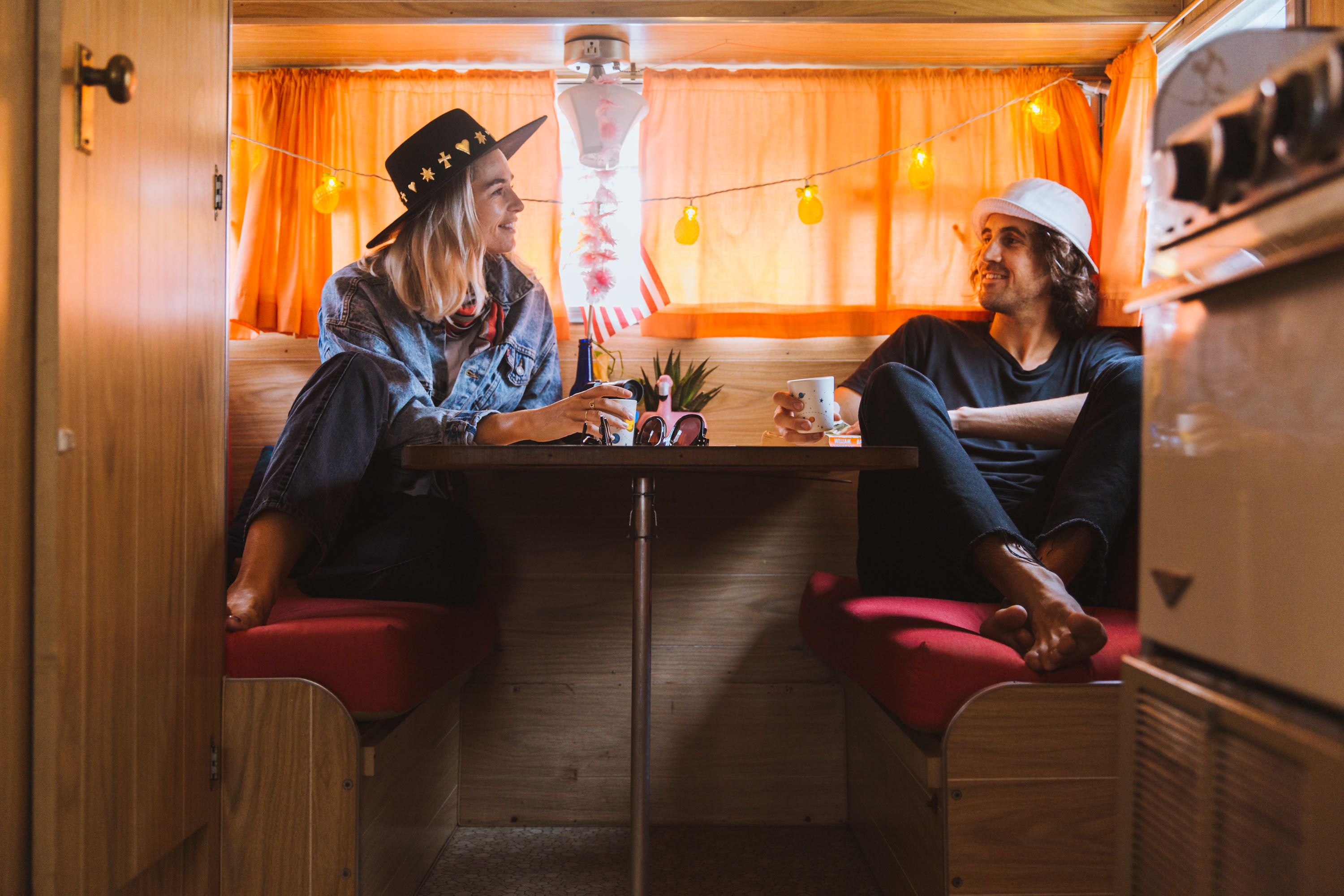 Dining table aka an extra bed!