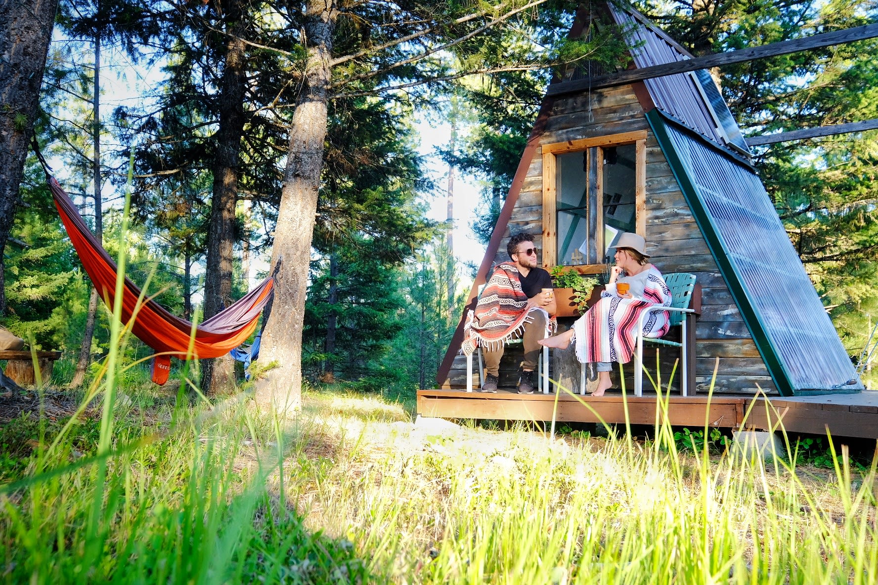 Two hammocks for two love birds such as yourselves!