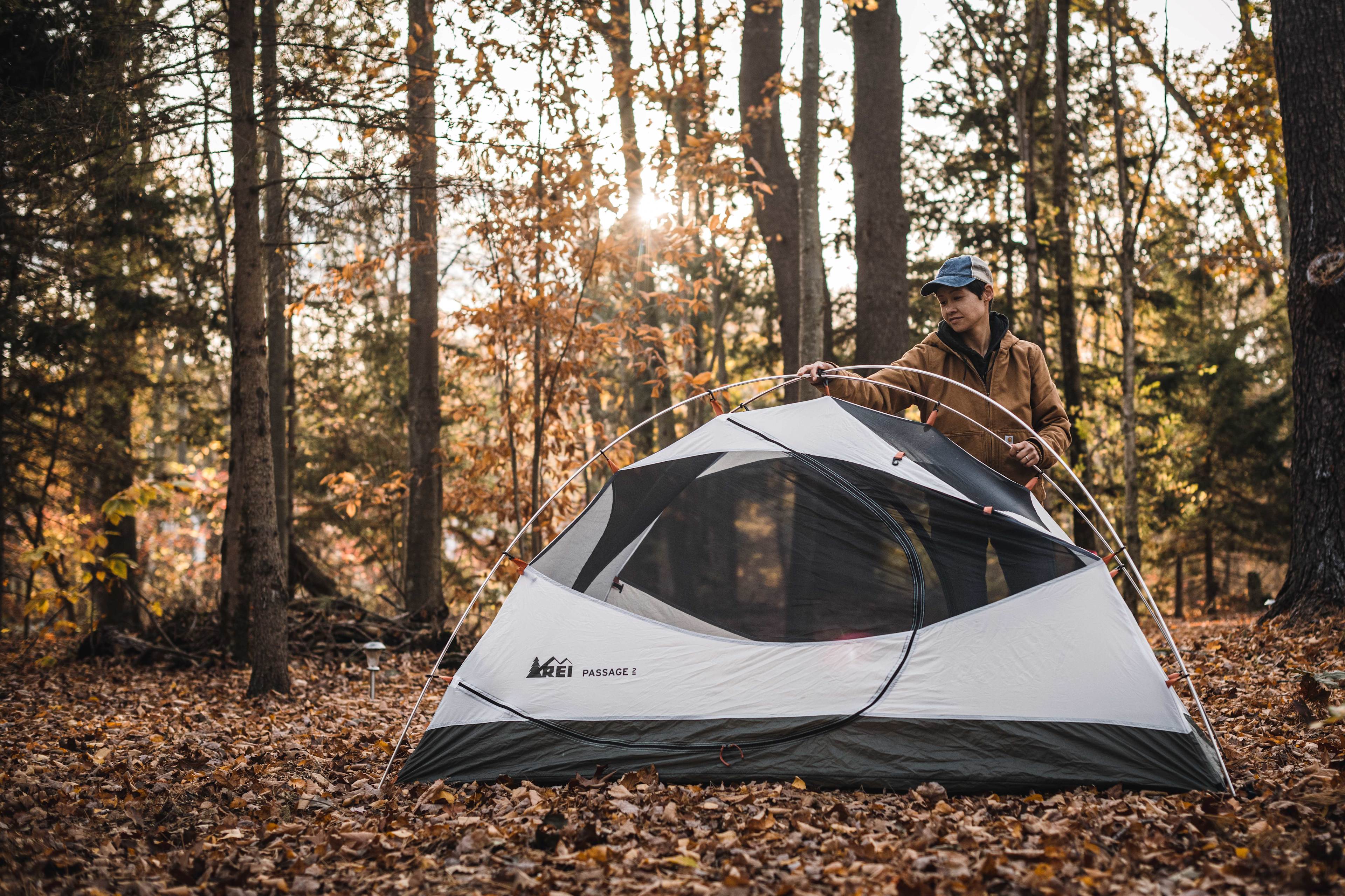 There are many spots perfect for pitching tents