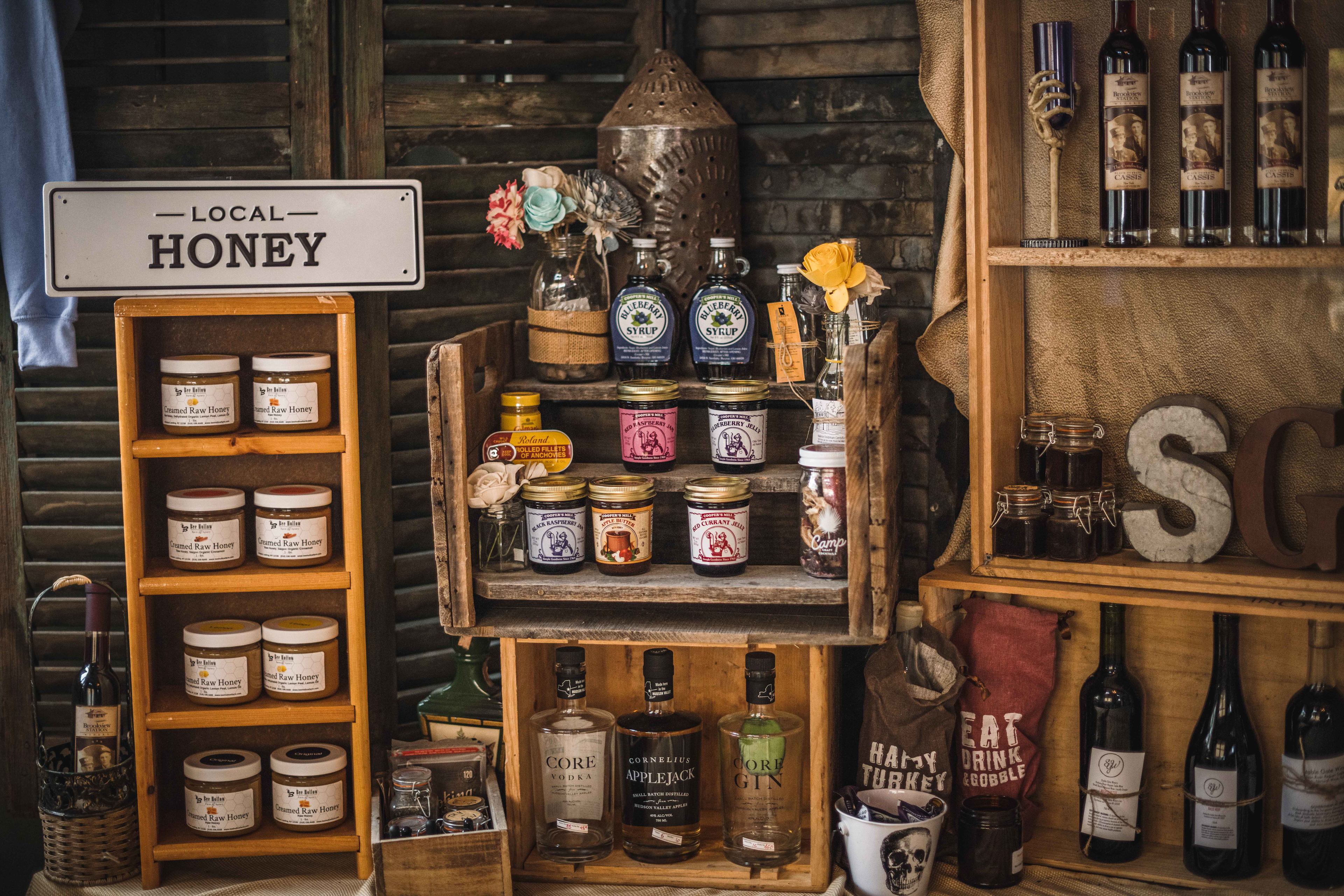 There is a cool store at the winery with local products