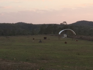 The camping area