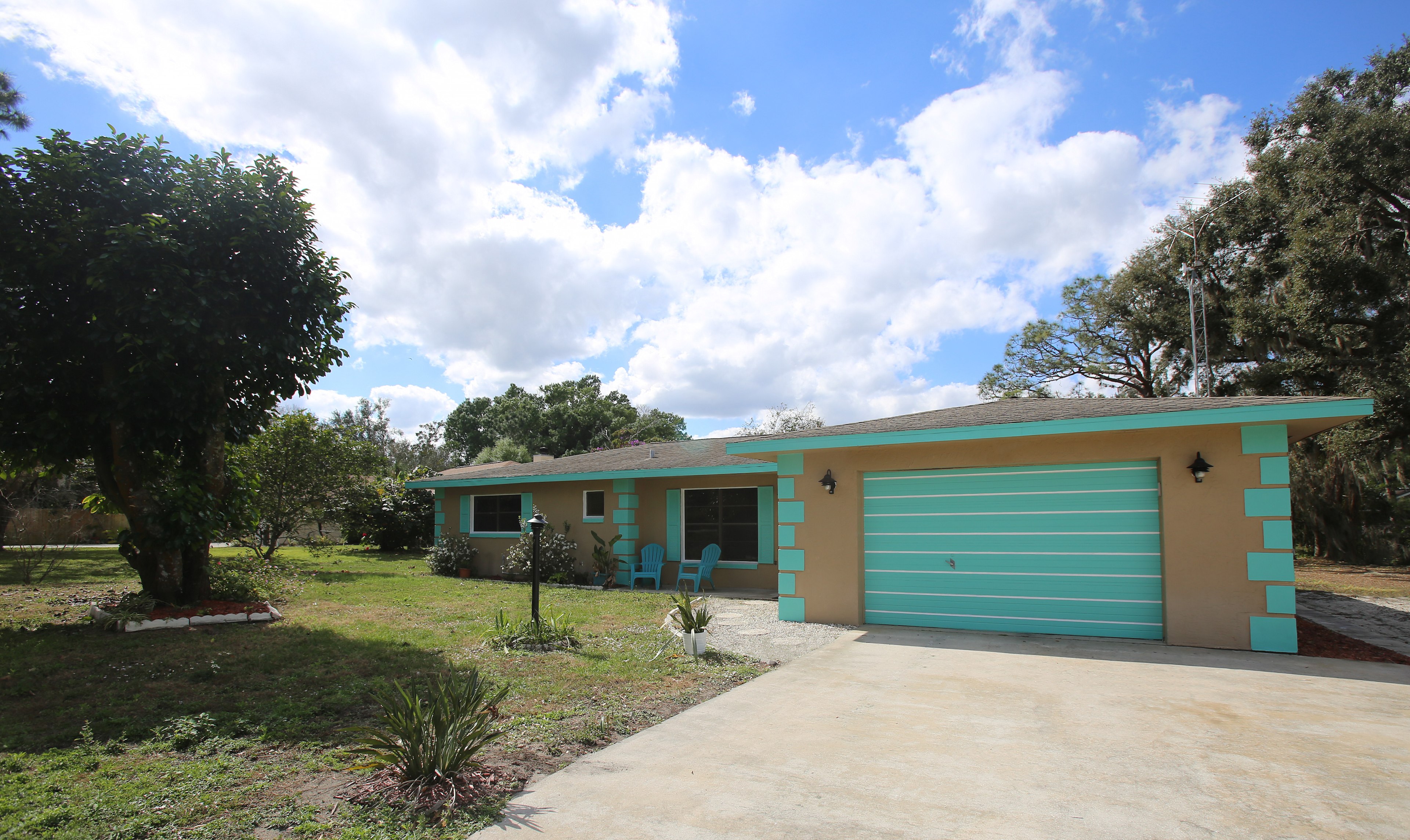 Half an acre property offers plenty of room to roam