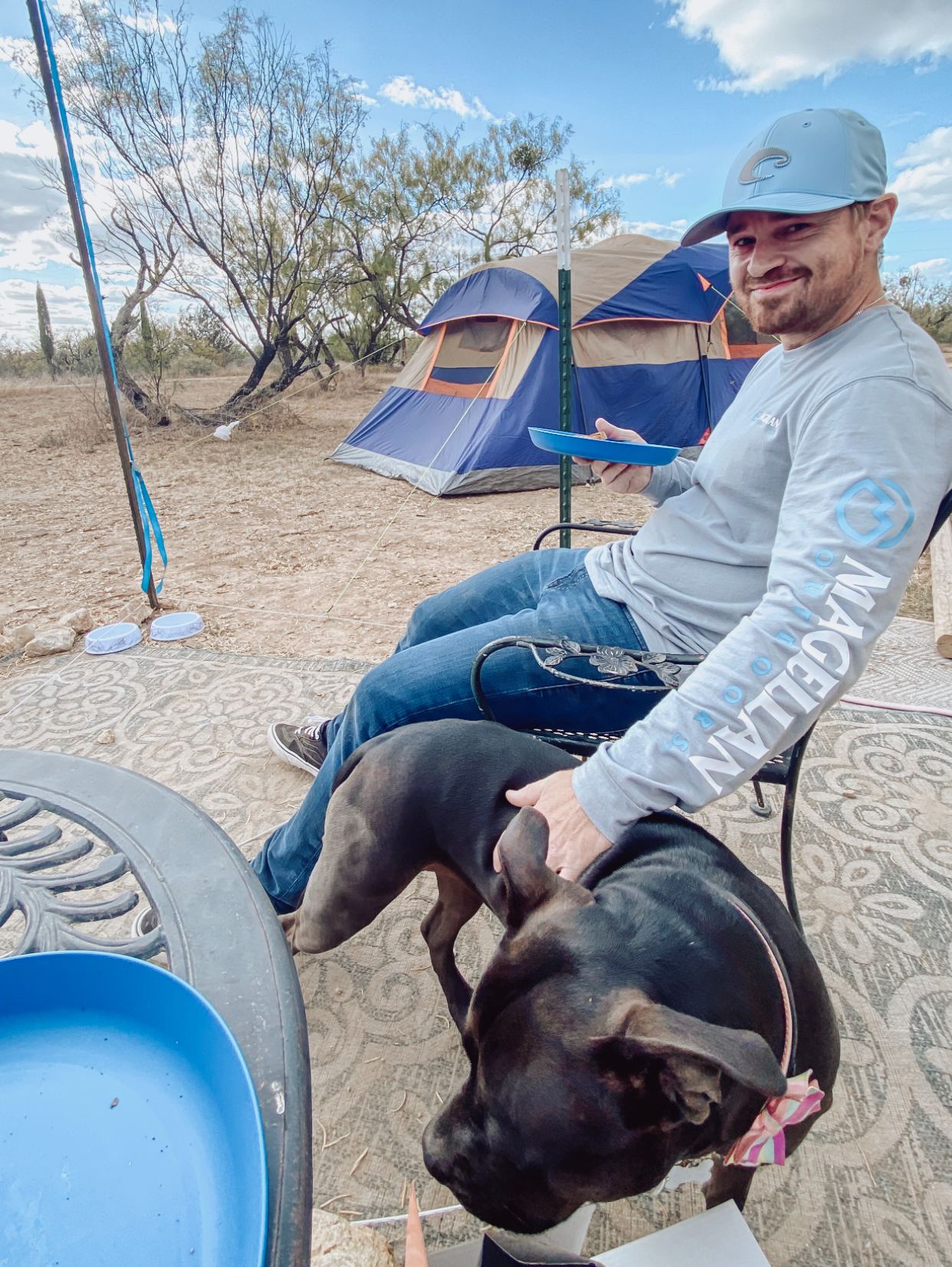 We spent most of our time outside :)