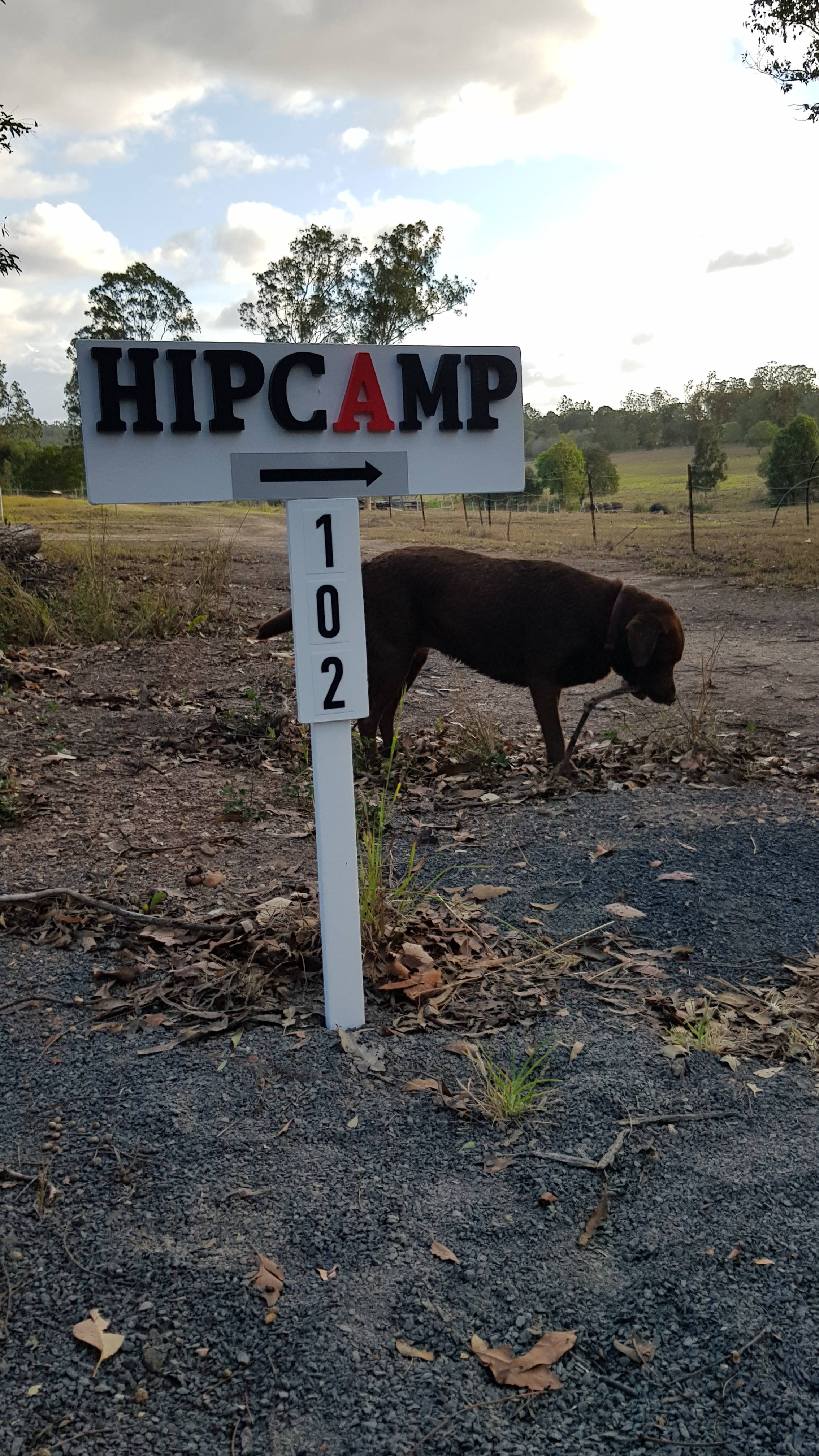 Entrance from the road