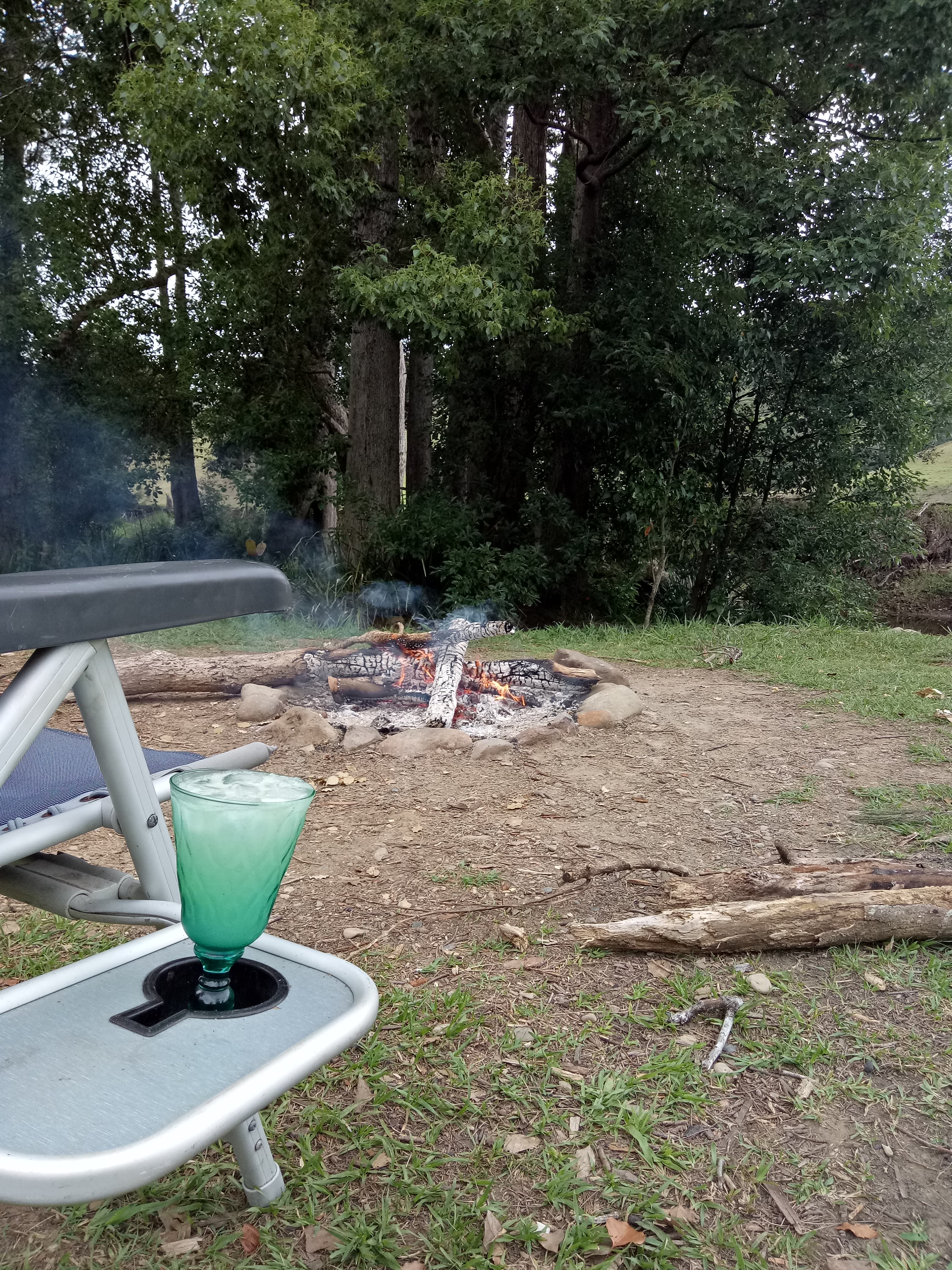 A Campsite on Crystal Creek