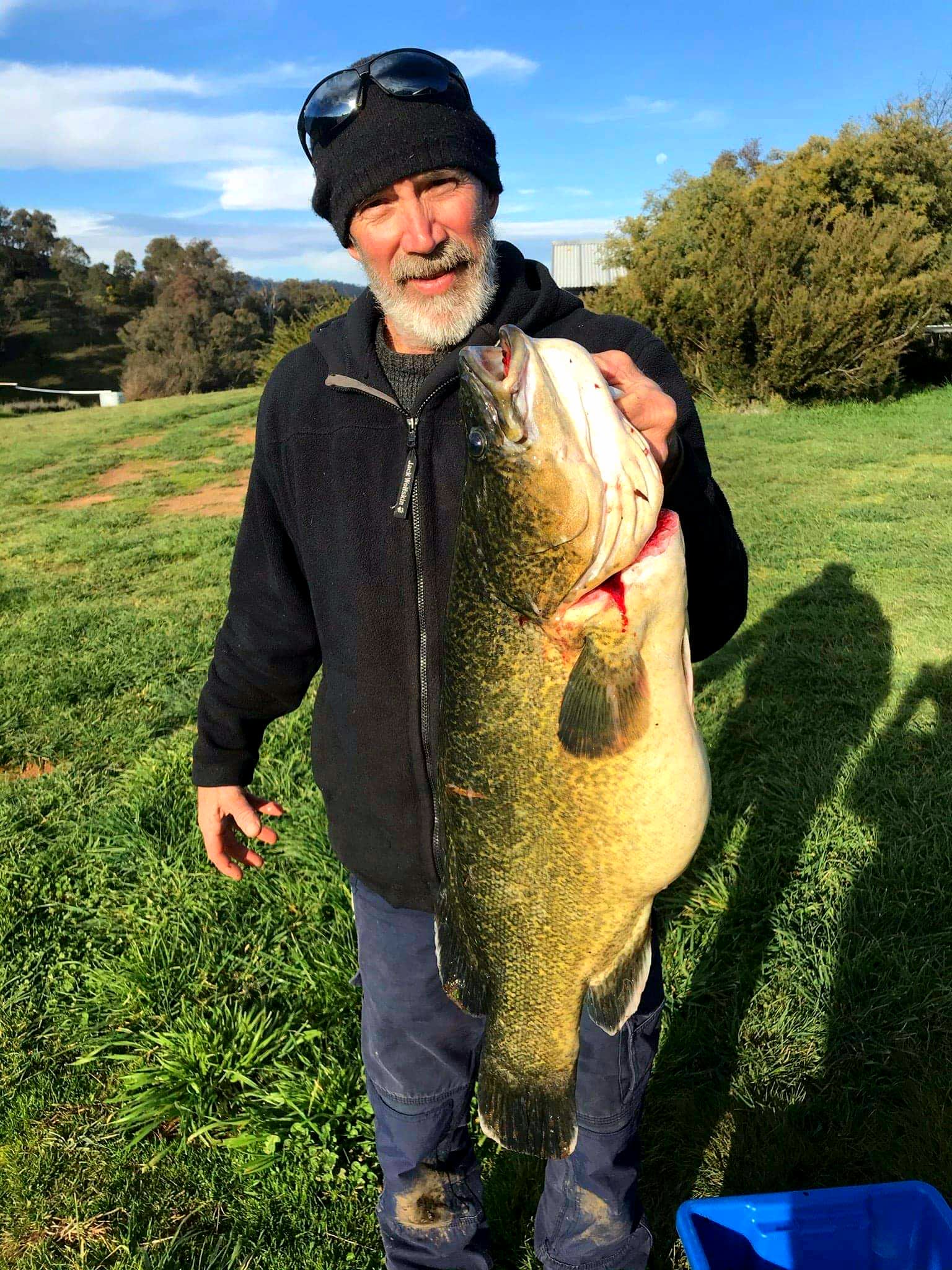 Catching Murray Cod.