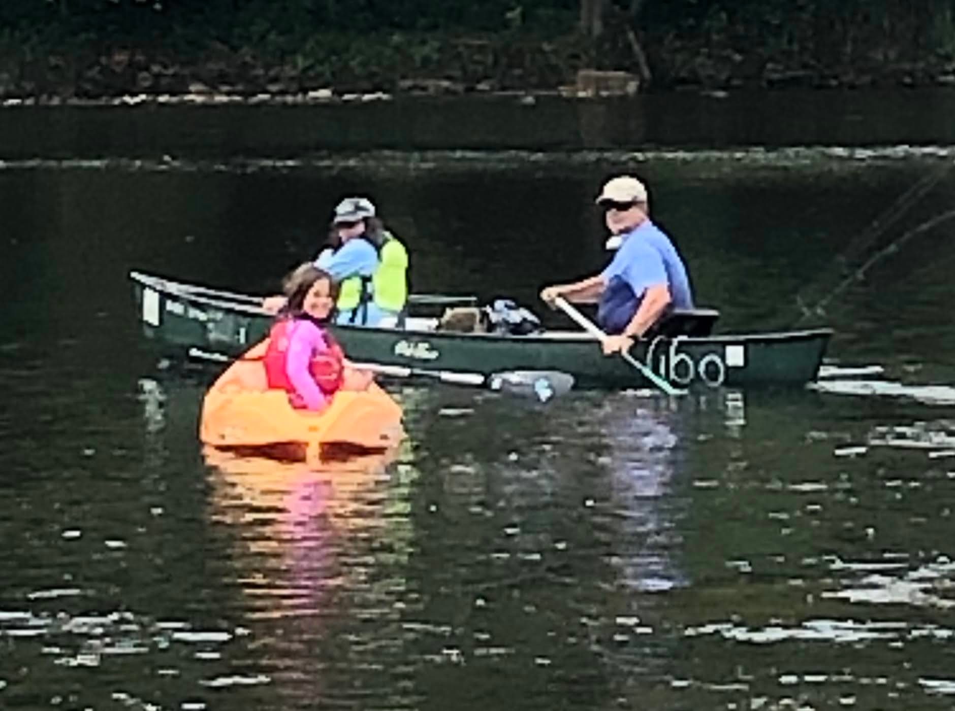 Tent camping along the Yough river.