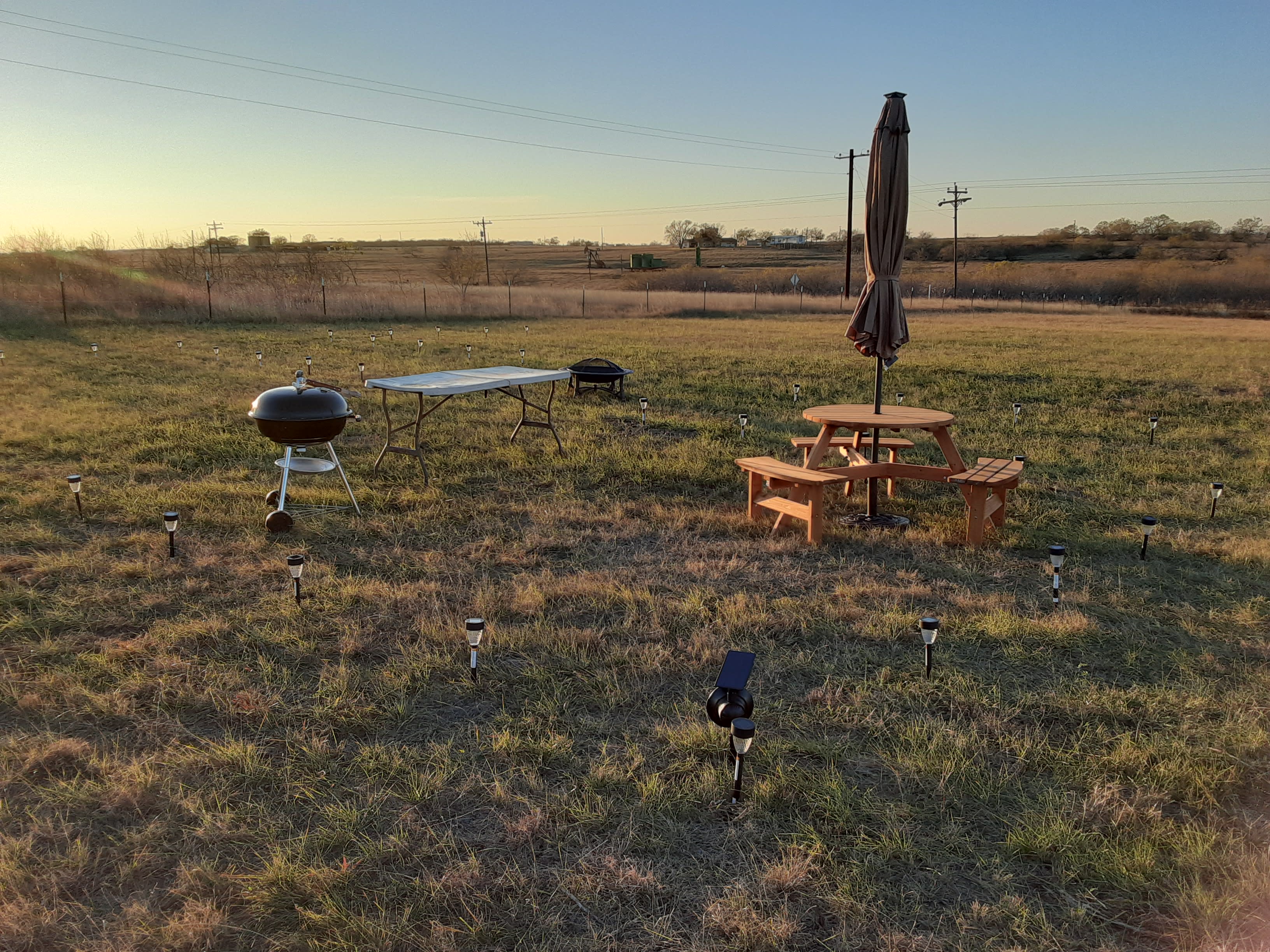 Currently building up our camping area