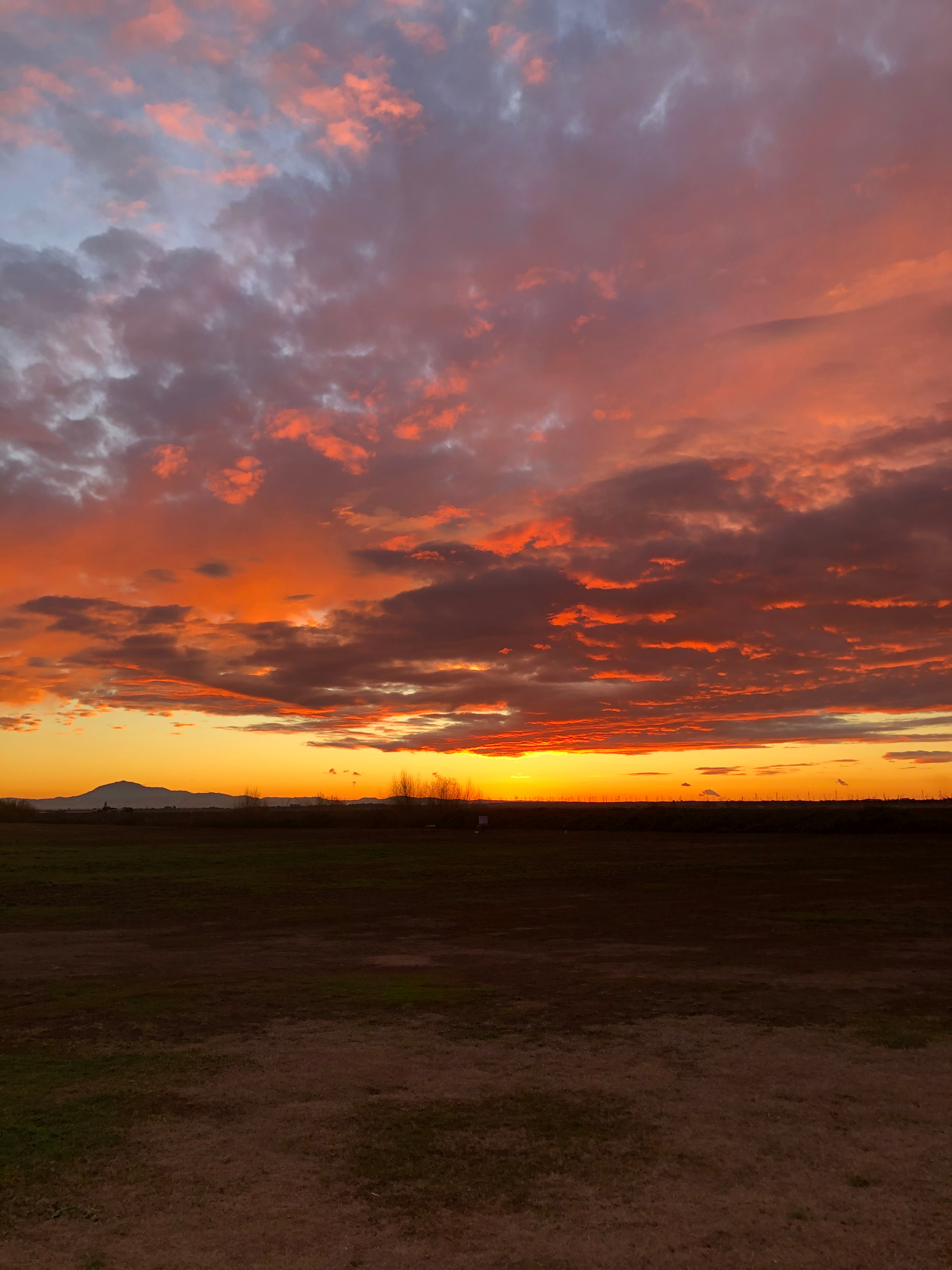 Sunset end of December 2020