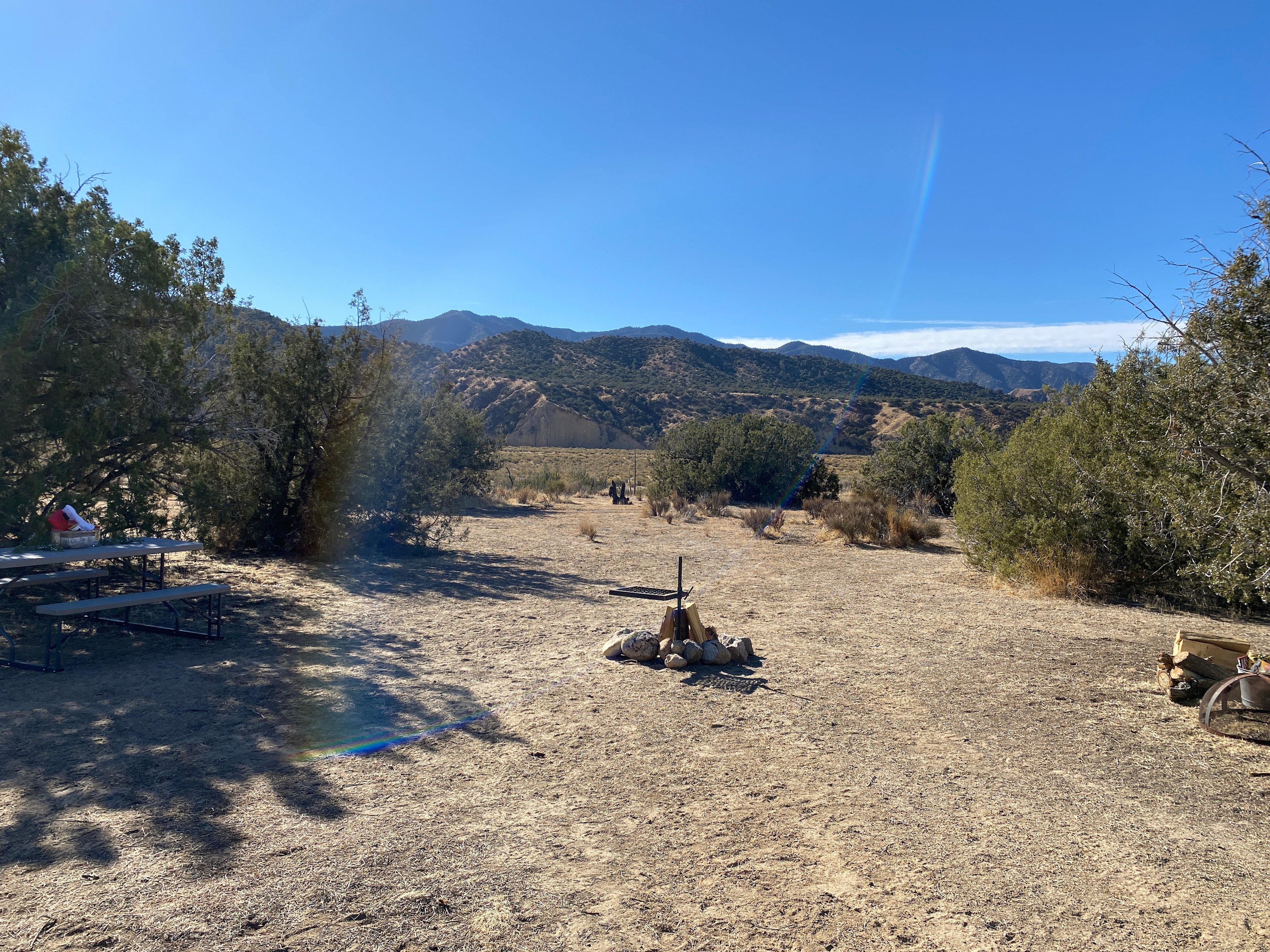 Our campsite 
