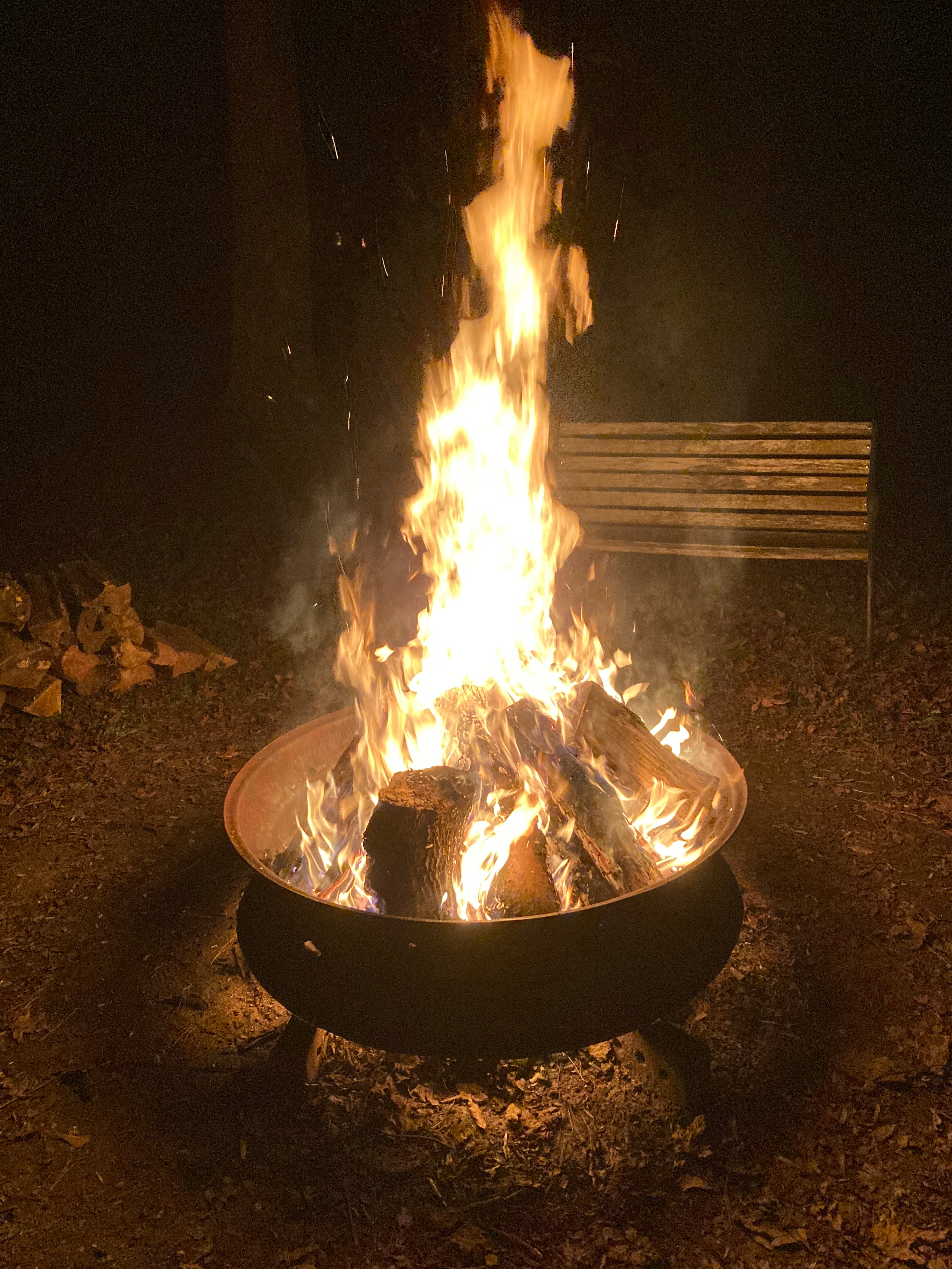 We are not stingy with the fire wood.