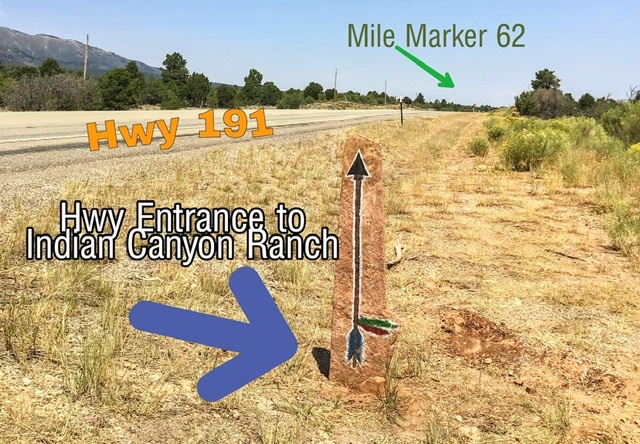 Marker on highway 191