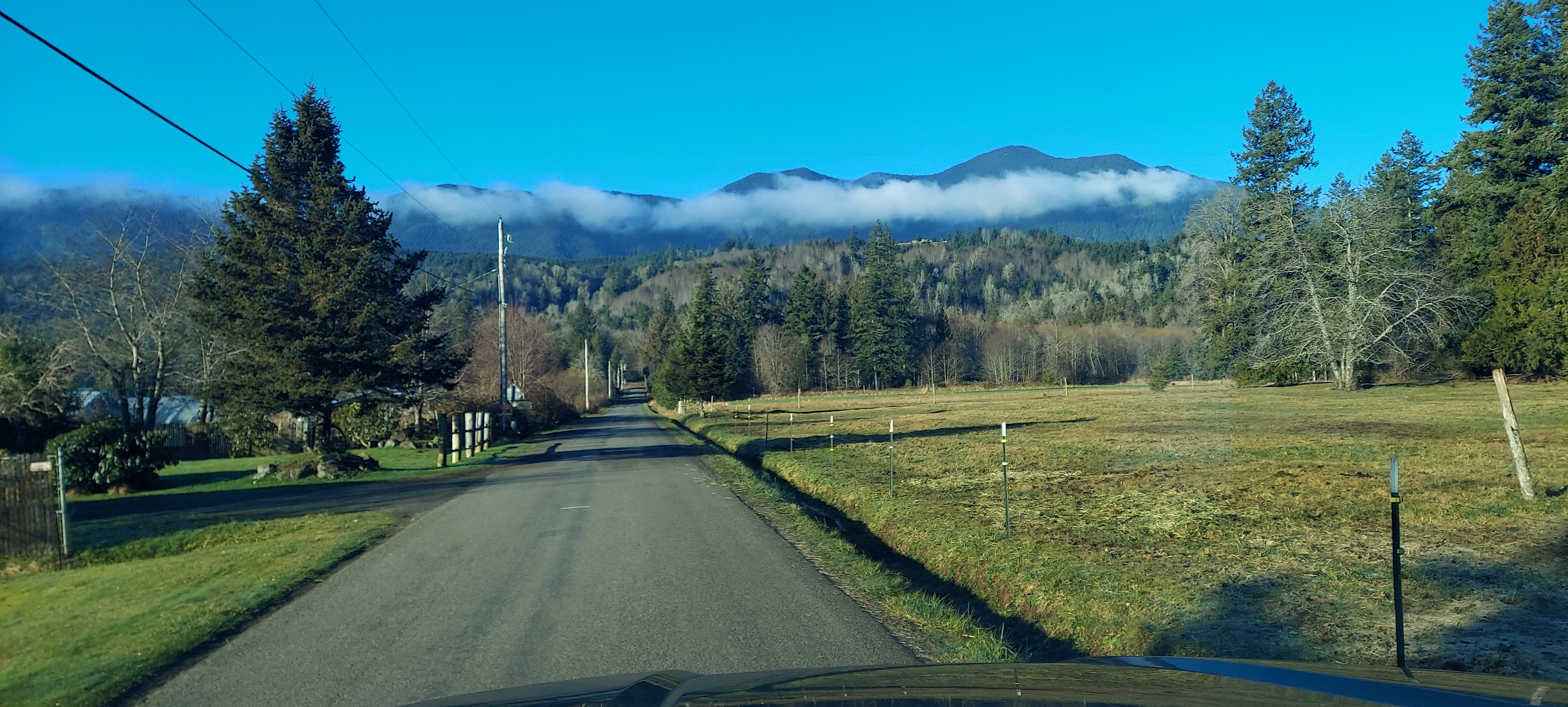 Cemetery Rd leading up to Hollybrook Heights Lane and Rutabaga Ridge camp.